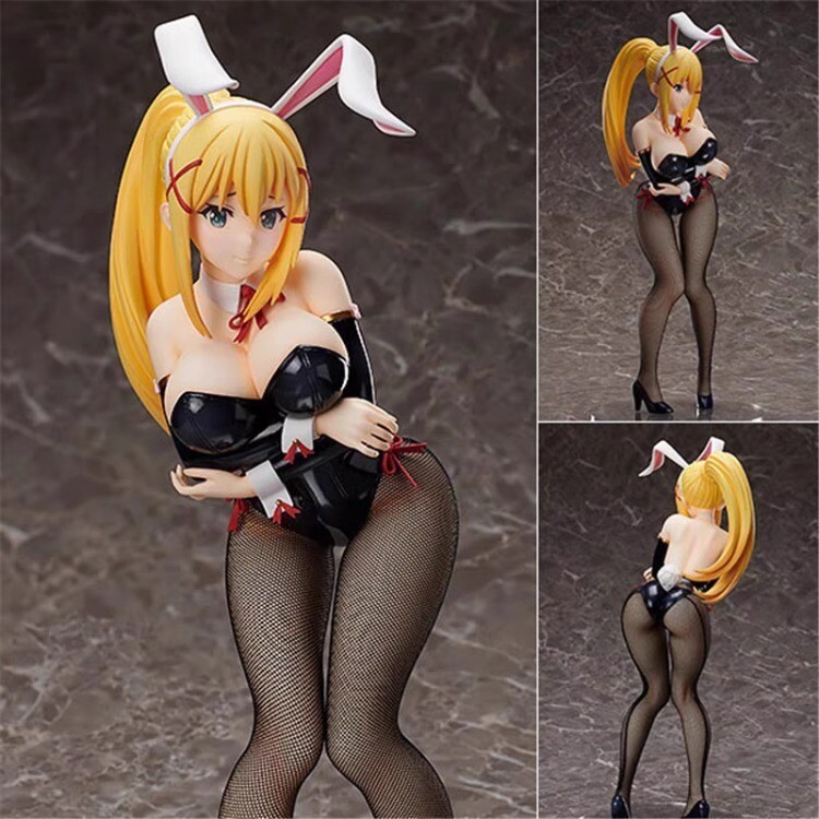 FREing Anime Darkness Bunny Girls PVC Statue Toys Model Figure Ornament New