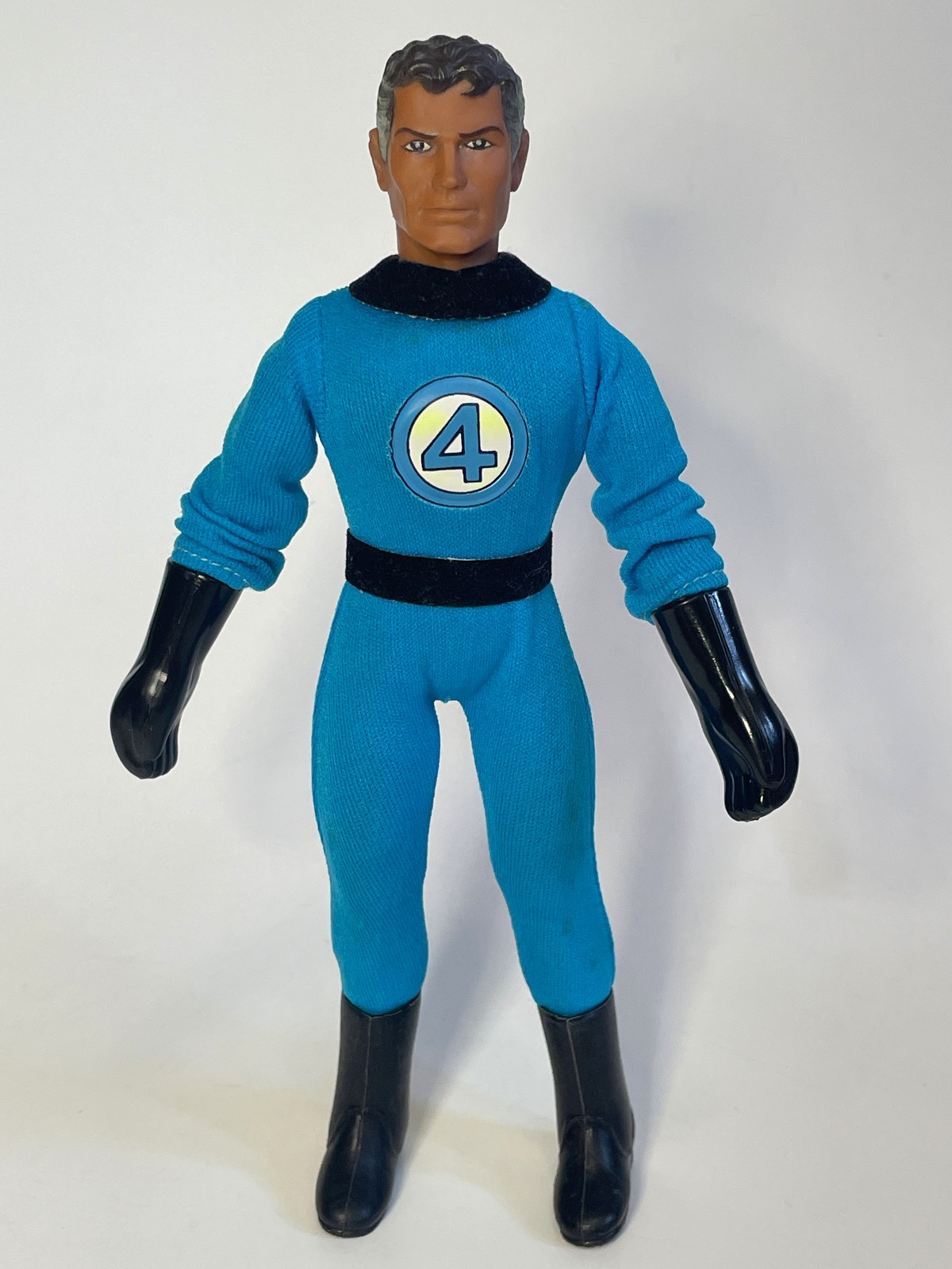 Vintage 1970&rsquo;s Mego 8&Prime; Mr Fantastic Four Reed Richards – Complete w Repro Gloves