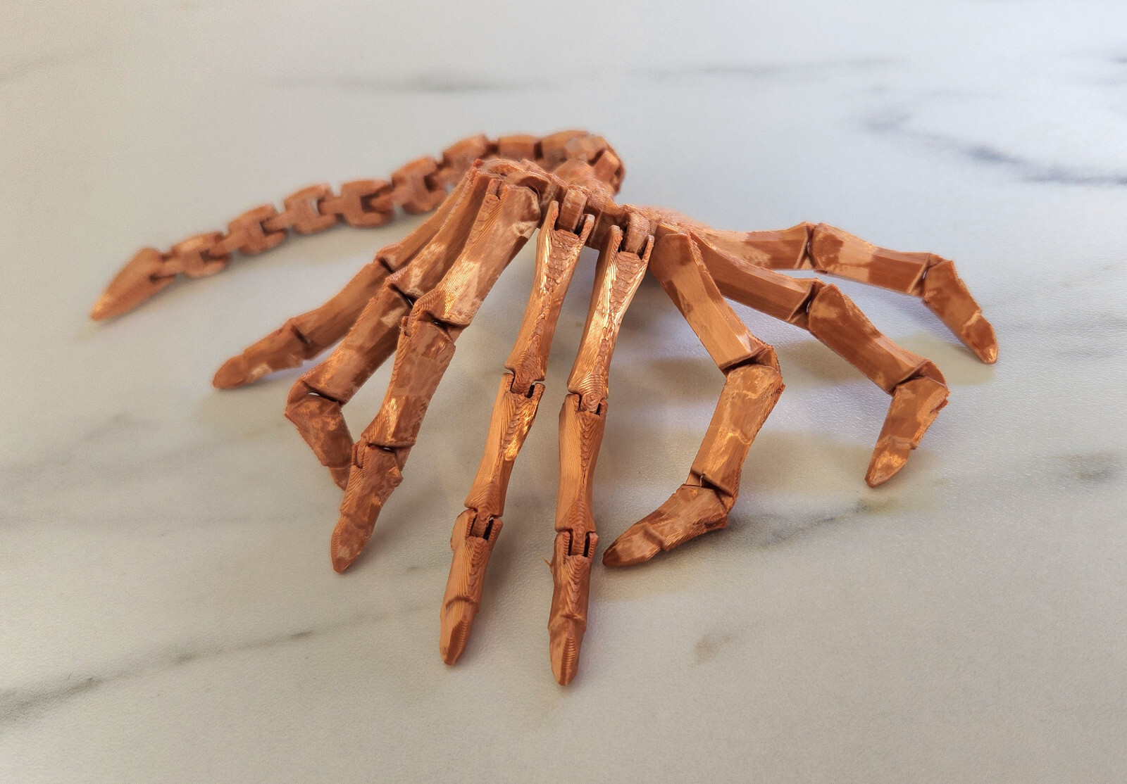 Facehugger Alien AVP Fully Articulated 3D-Printed Mini Figure Customizable Color