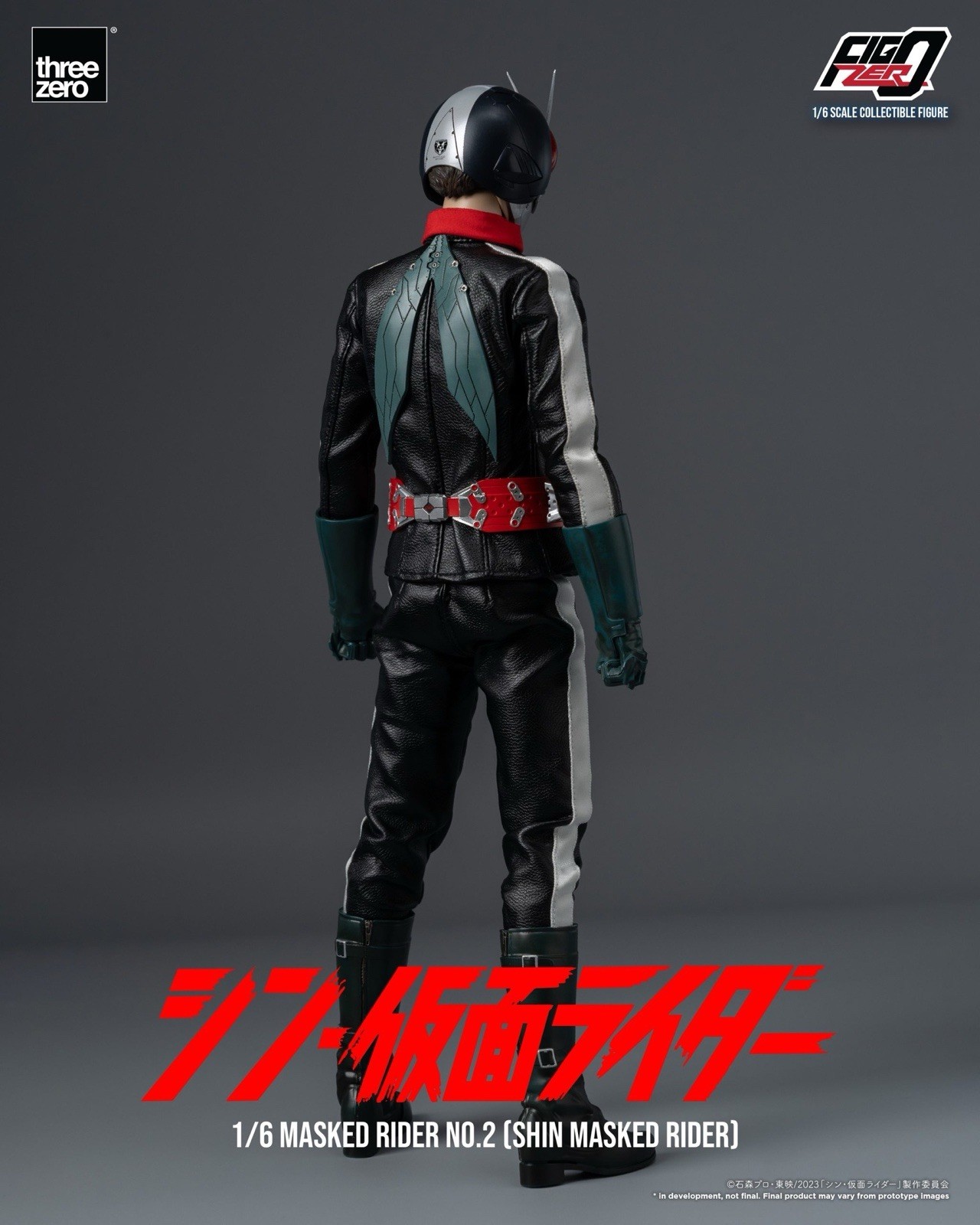ThreeZero FigZero Shin Masked Rider No.2 Kamen Rider Sixth Scale Figure – NEW!