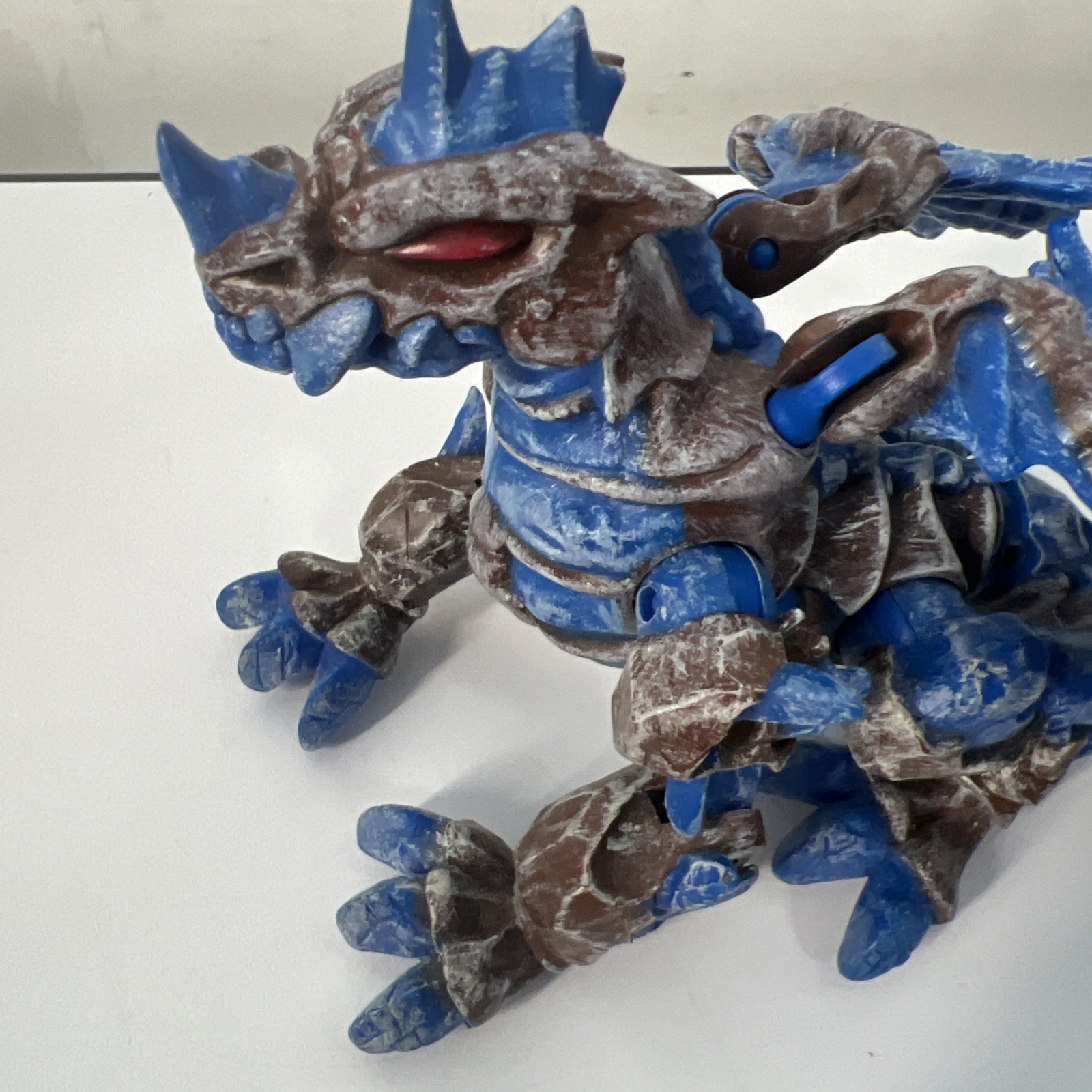 Frost Dragon Fire & Ice Mega Bloks Dragons #9893 7.5&Prime; Long Figure 123024AST