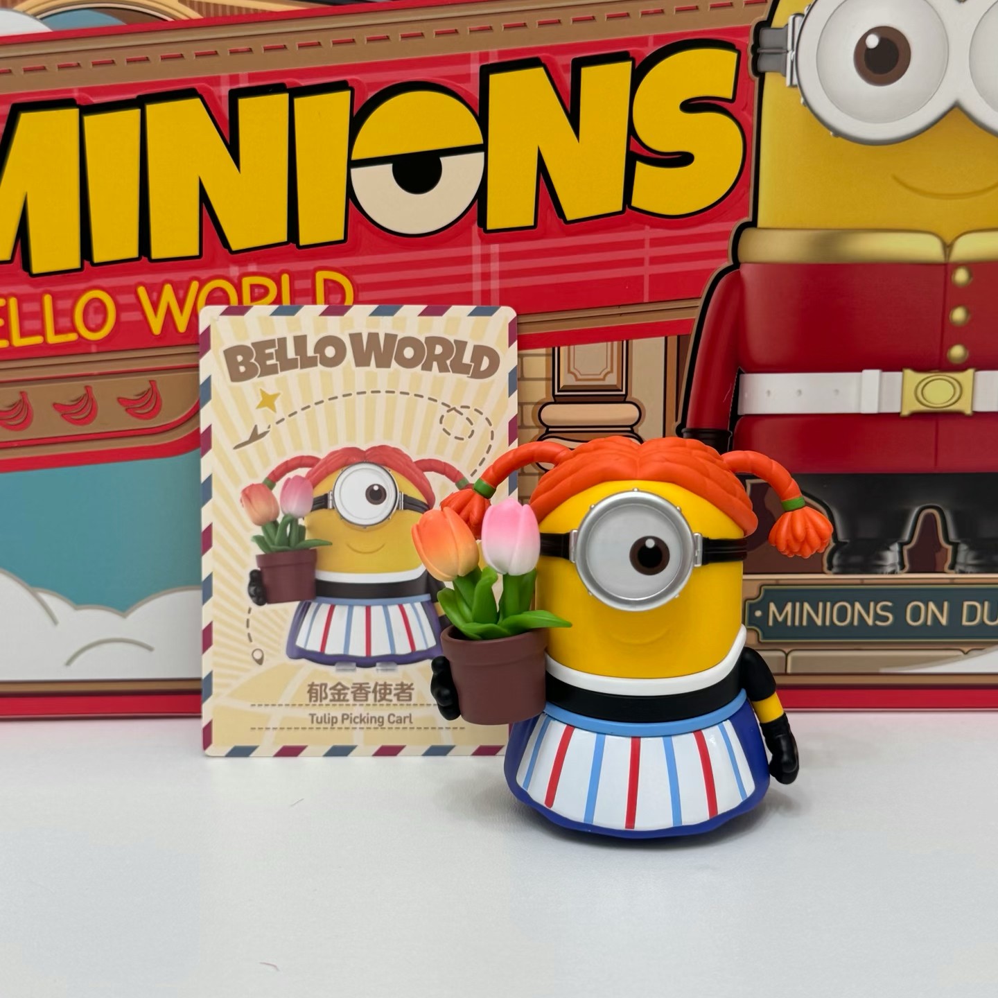 POP MART Minions Bello World on Duty Series Blind Box Confirmed Figure Hot toys