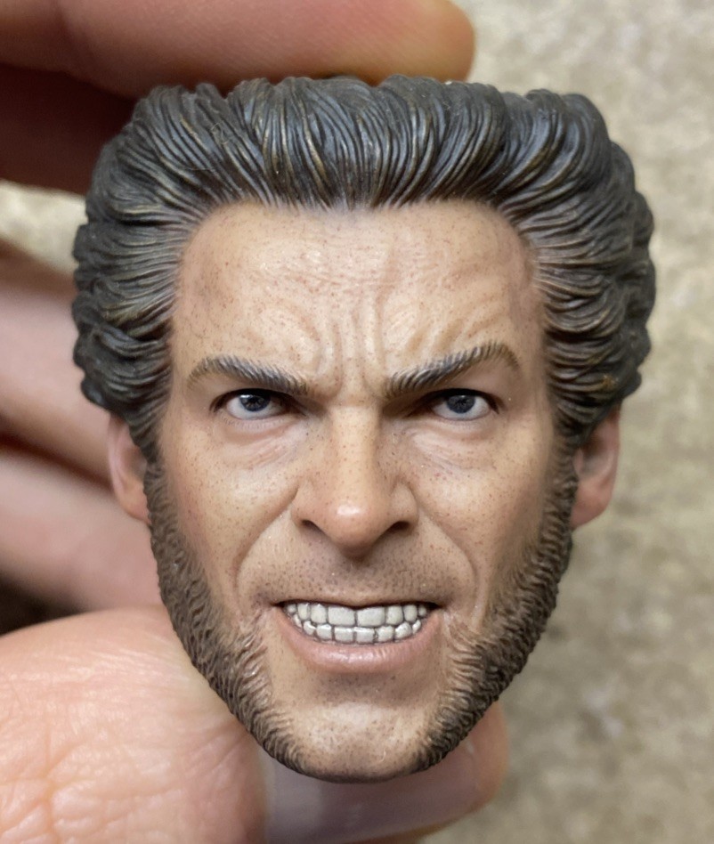 Hot Toys 1/6 Wolverine Head Sculpt X-Men The Last Stand Logan Hugh Jackman