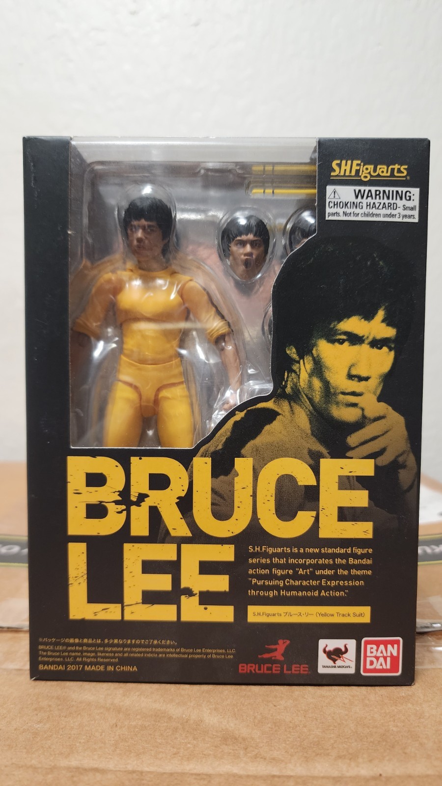 S.H.Figuarts Bruce Lee Yellow Track Suit Game of Death « BRAND NEW”