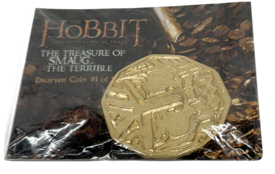 The Hobbit — Treasure of Smaug Dwarven Coin #1 — MIB WETA — 1pc