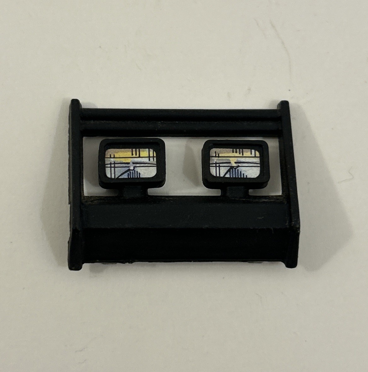 1985 MASK Firecracker Black Front Lights Brush Guard Part Kenner Original