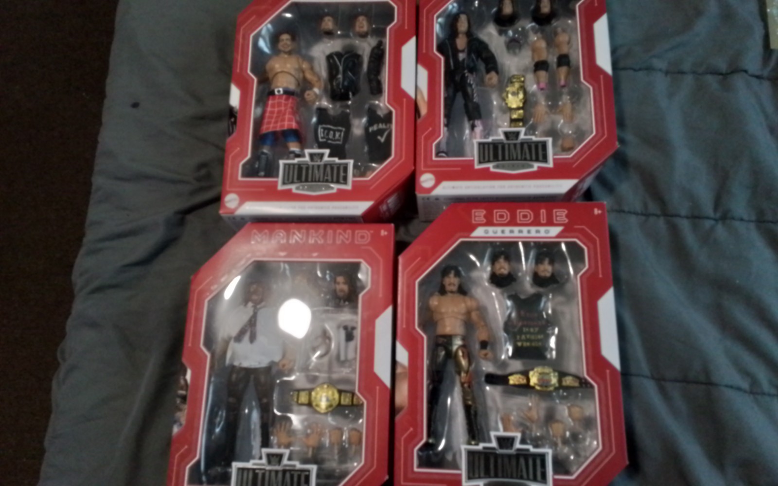 WWE Mattel Monday Night Wars Ultimates Hart Piper Mankind Eddie Guerrero figures