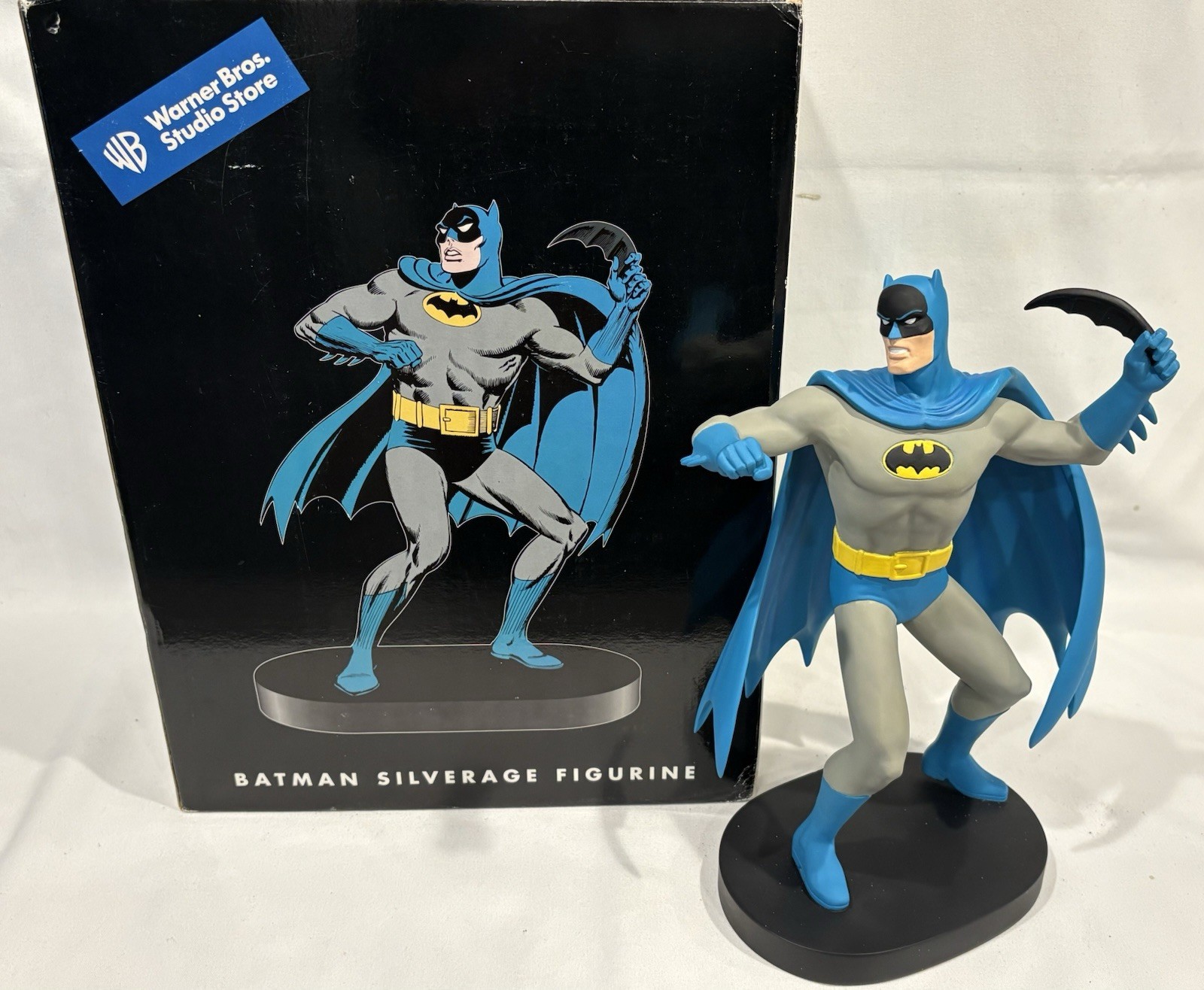 SILVER AGE BATMAN 12&Prime; Figurine Statue, Original WBSS 2000, Warner Bros Exclusive