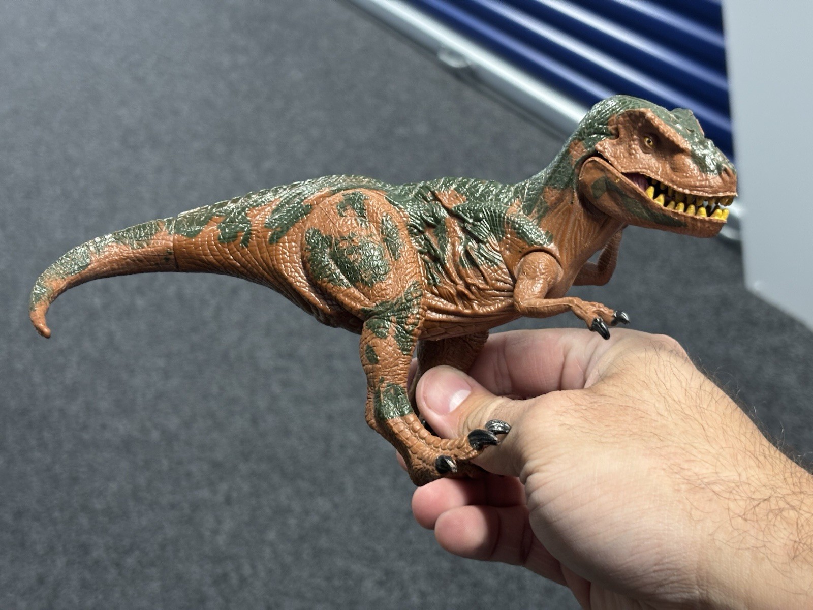 Happy Kin Dinosaur Figure Tyranosaurus Rex Action Figure T-Rex Toy Used