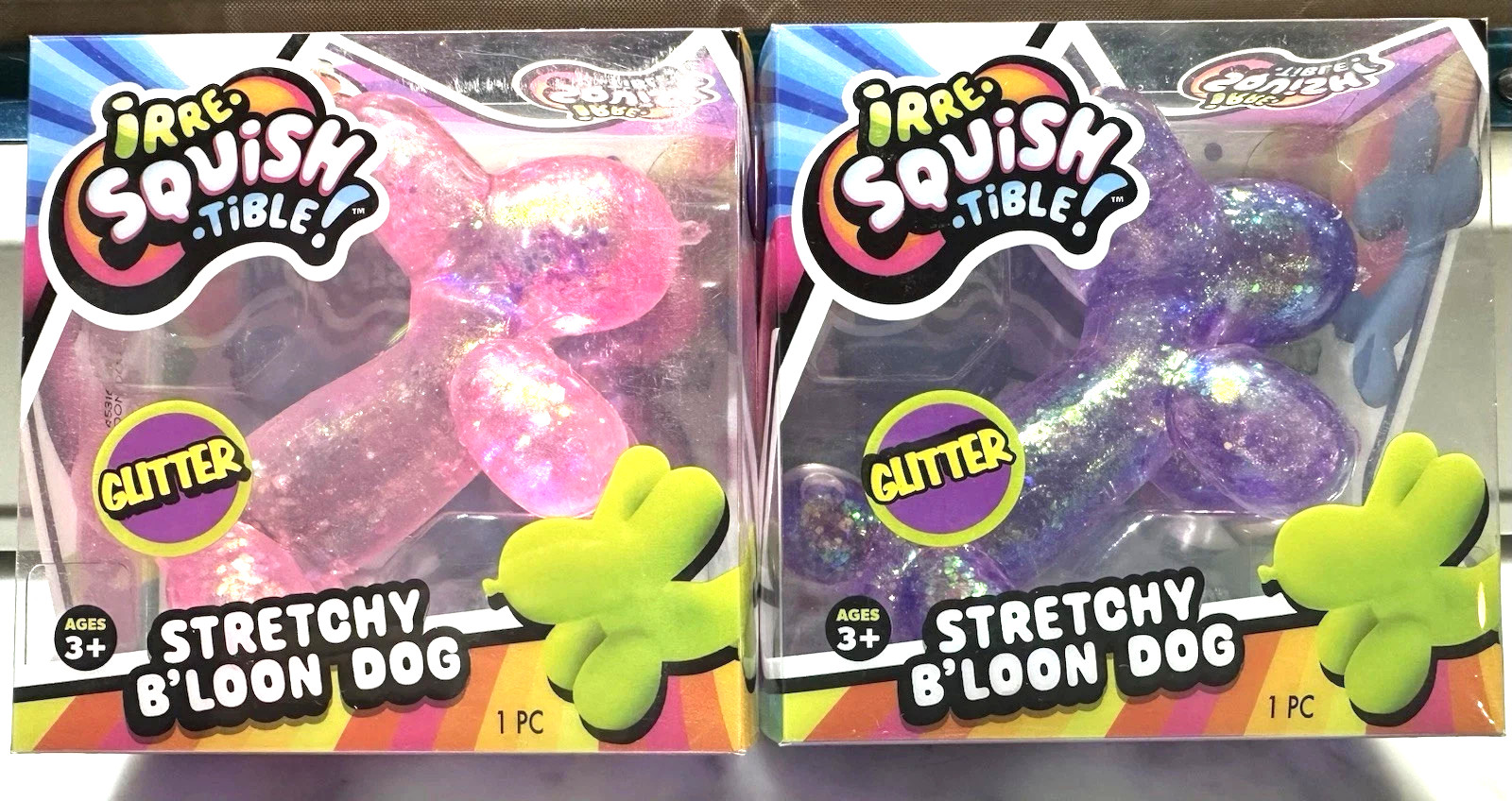 JARU *IREE SQUISH-TABLE STRETCHY B&rsquo;LOON DOG Fidget* Choose Color, New in Box