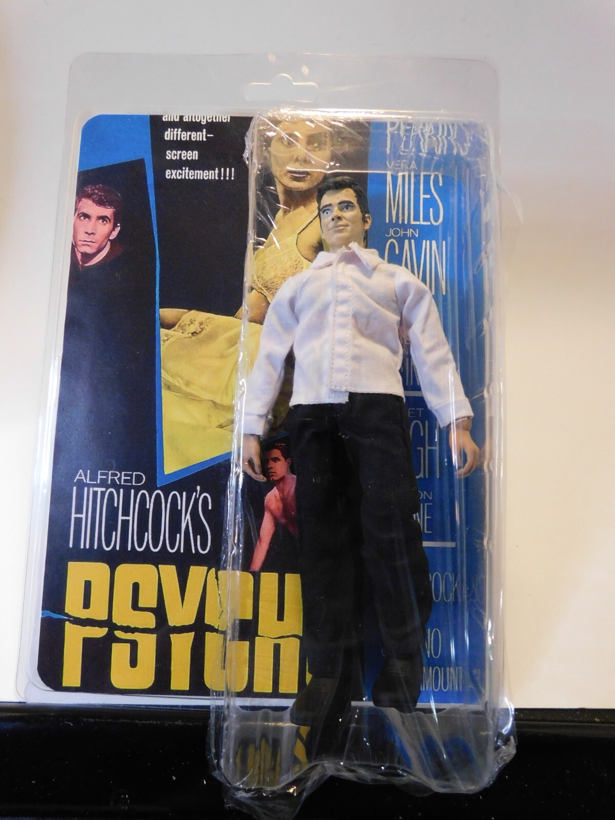Mego 8&Prime; Action Figure Custom Norman Bates Hitchcock Psycho Resealable Clamshell