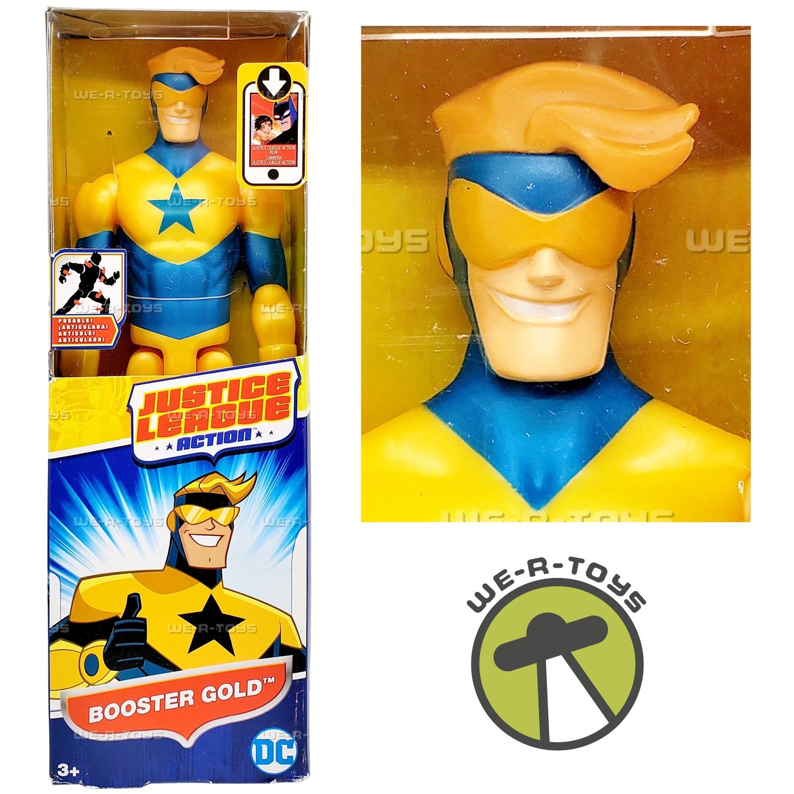DC Justice League Action Booster Gold Action Figure 2017 Mattel FFF13