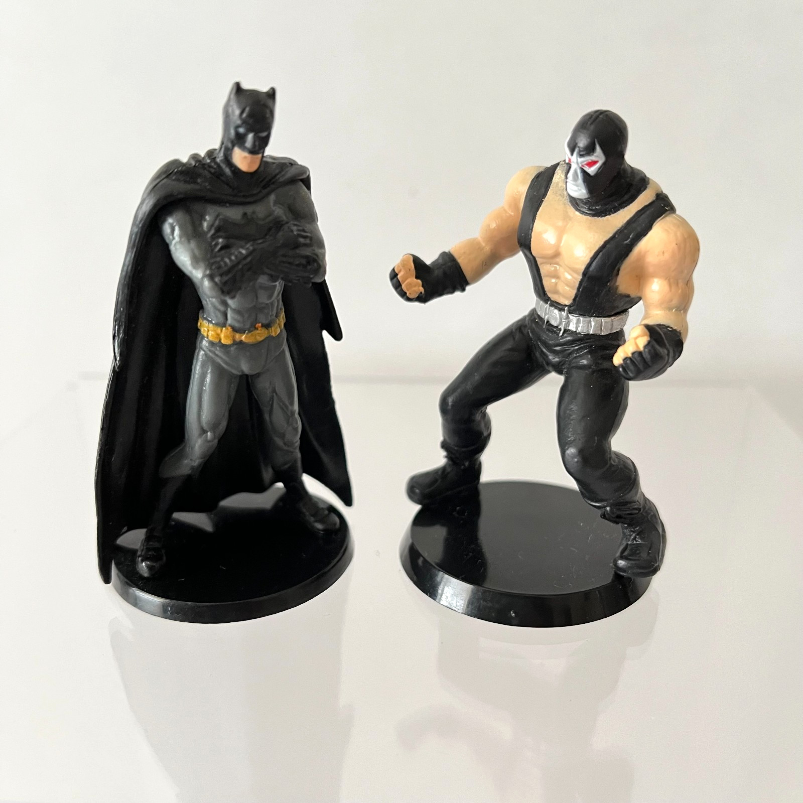 Batman & Bane DC Comics Mini Figures Lot 2.75&Prime; Cake Topper diorama PVC Toys