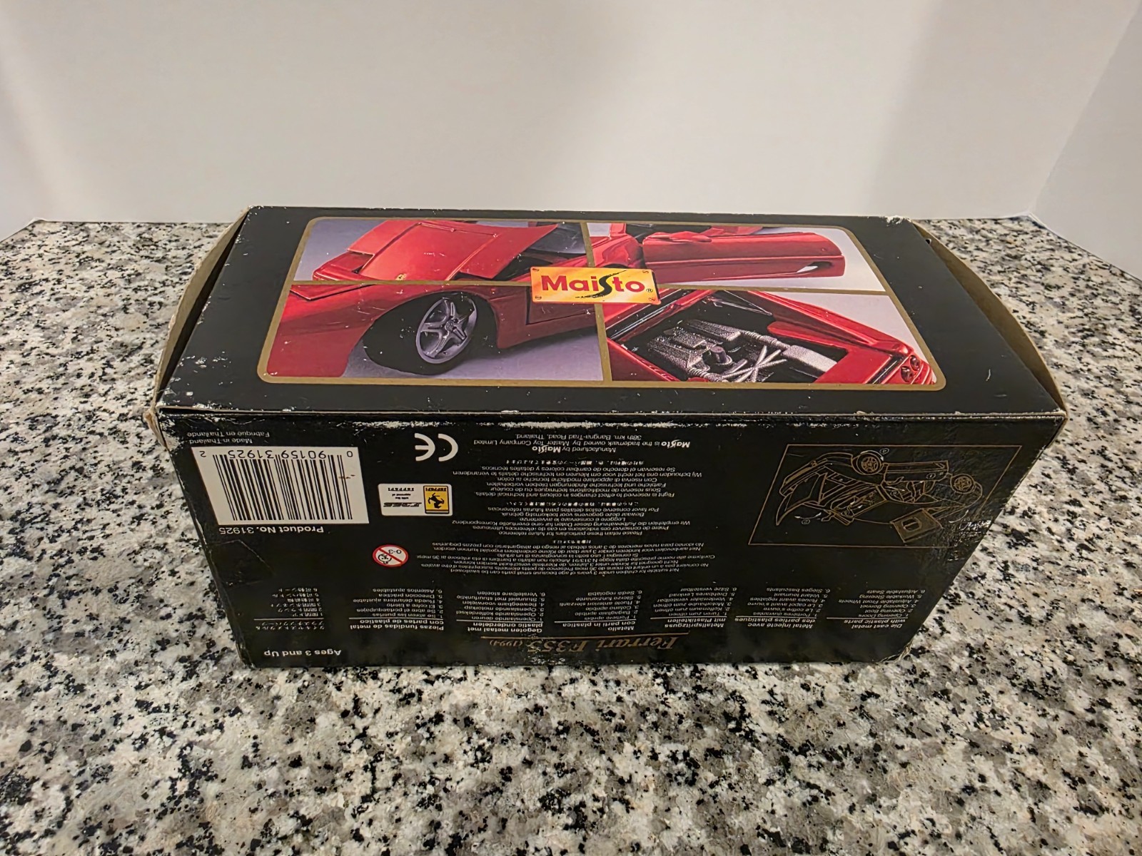 Ferrari F355 1994 Yellow Special Edition 1:24 MAISTO Die Cast NEW MIB #2