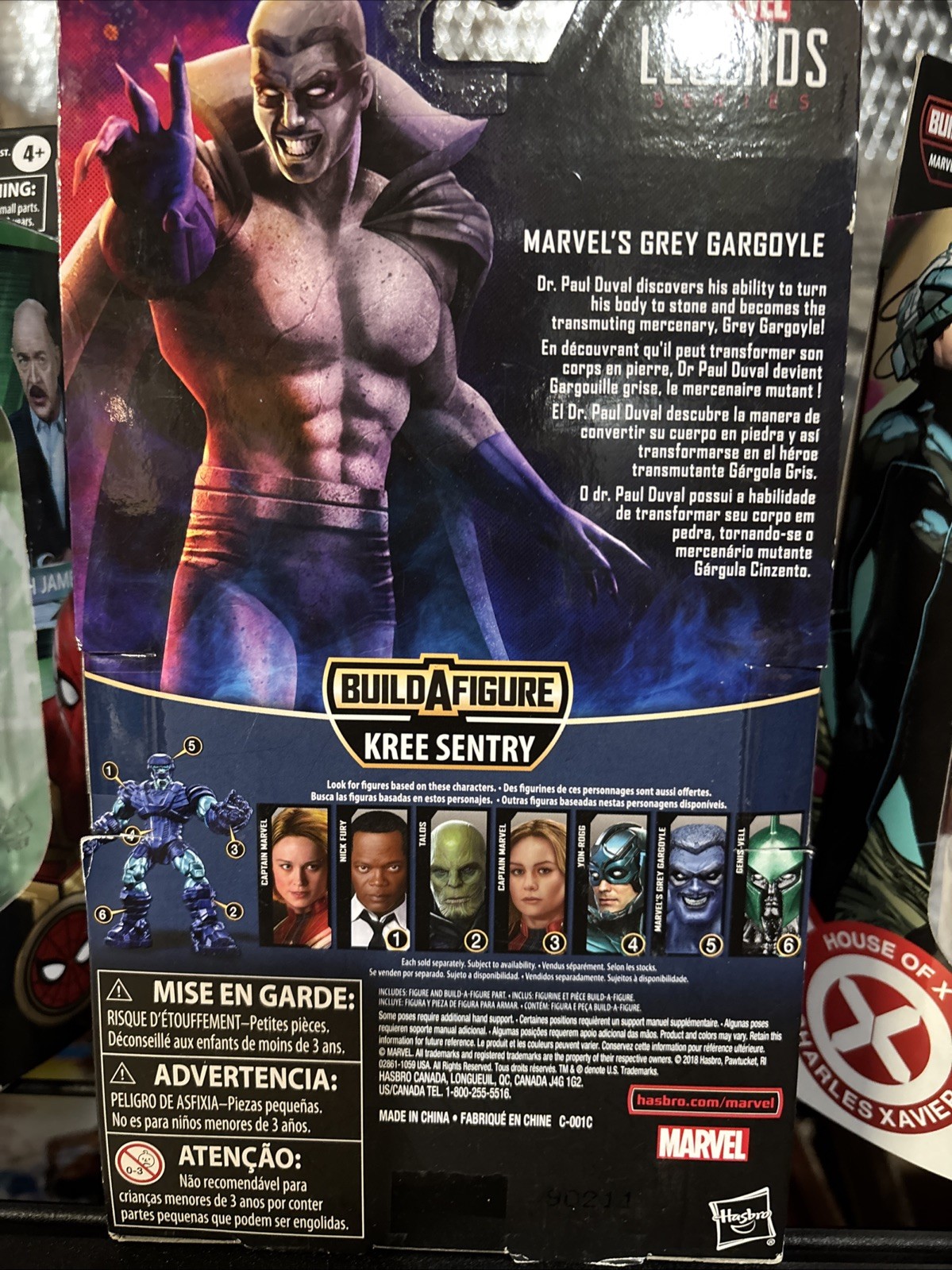 Marvel Legends Grey Gargoyle Baf Kree Sentry Series New In Box 6” Figure