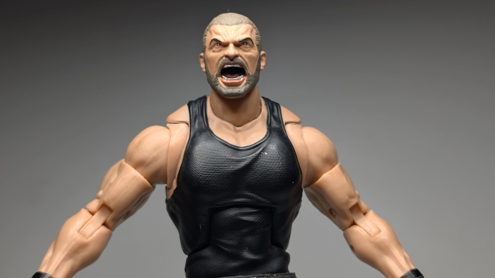 1:12 custom painted High Jackman, X-Men, Wolverine screaming head sculpt.