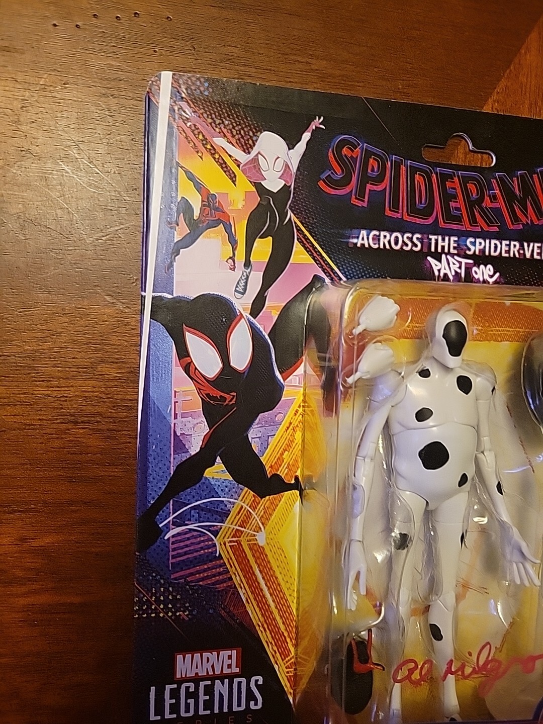 SIGNED Al milgrom “THE SPOT” Marvel Legends Across The Spider-Verse Figure w/pic