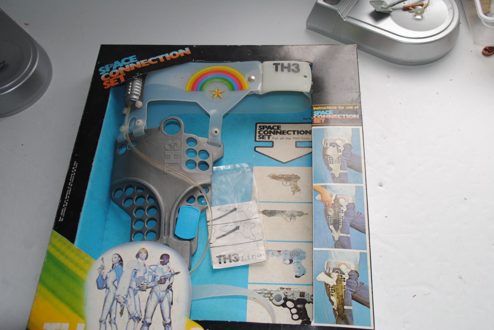 TH3 PROJECT SPACE HEROES EDISON TOYS SPACE CONNECTION SET BOXED !