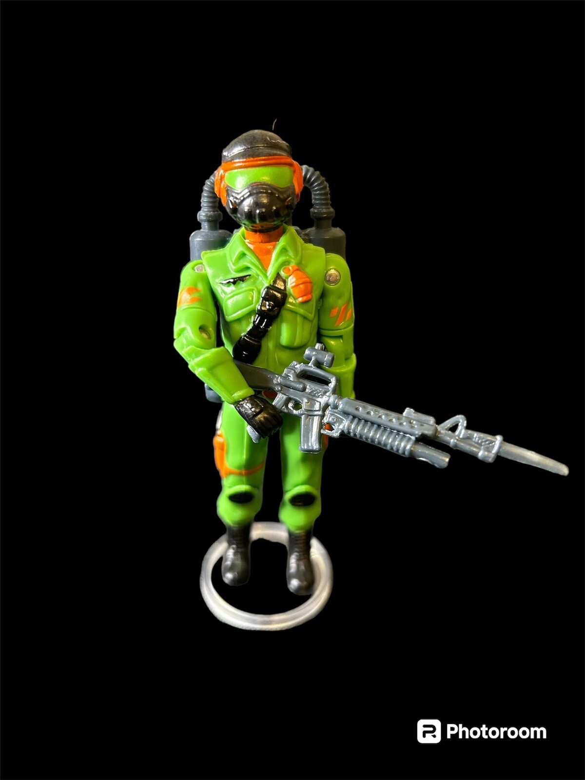 Steel Brigade Z-Force Custom 1987 Vintage Style GI Joe Black Major