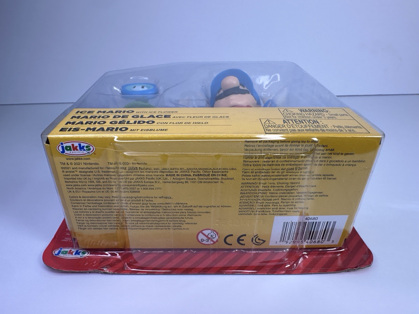 Super Mario « ICE MARIO W/ICE FLOWER » Action Figure 4in Jakks PACIFIC