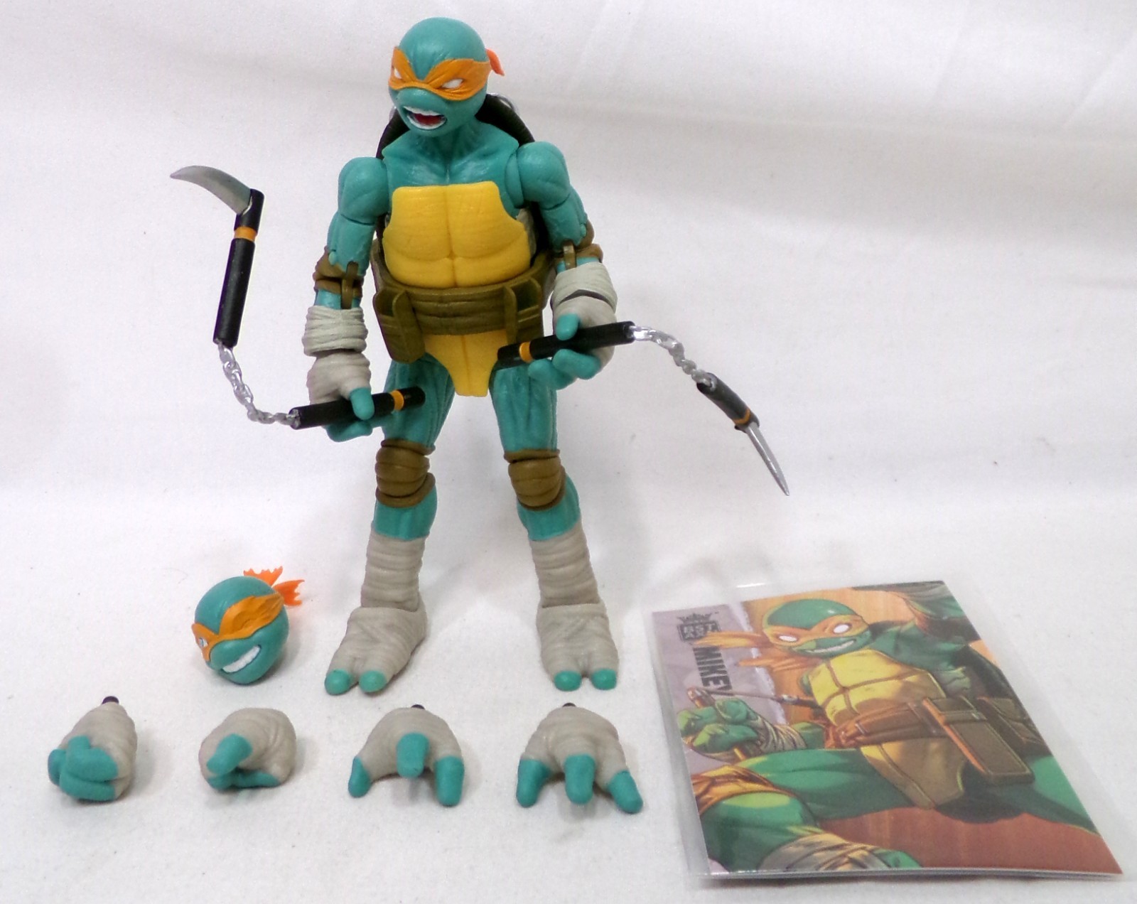 Loyal Subjects BST AXN TMNT IDW Michelangelo 5&Prime; Figure Complete Ninja Turtles