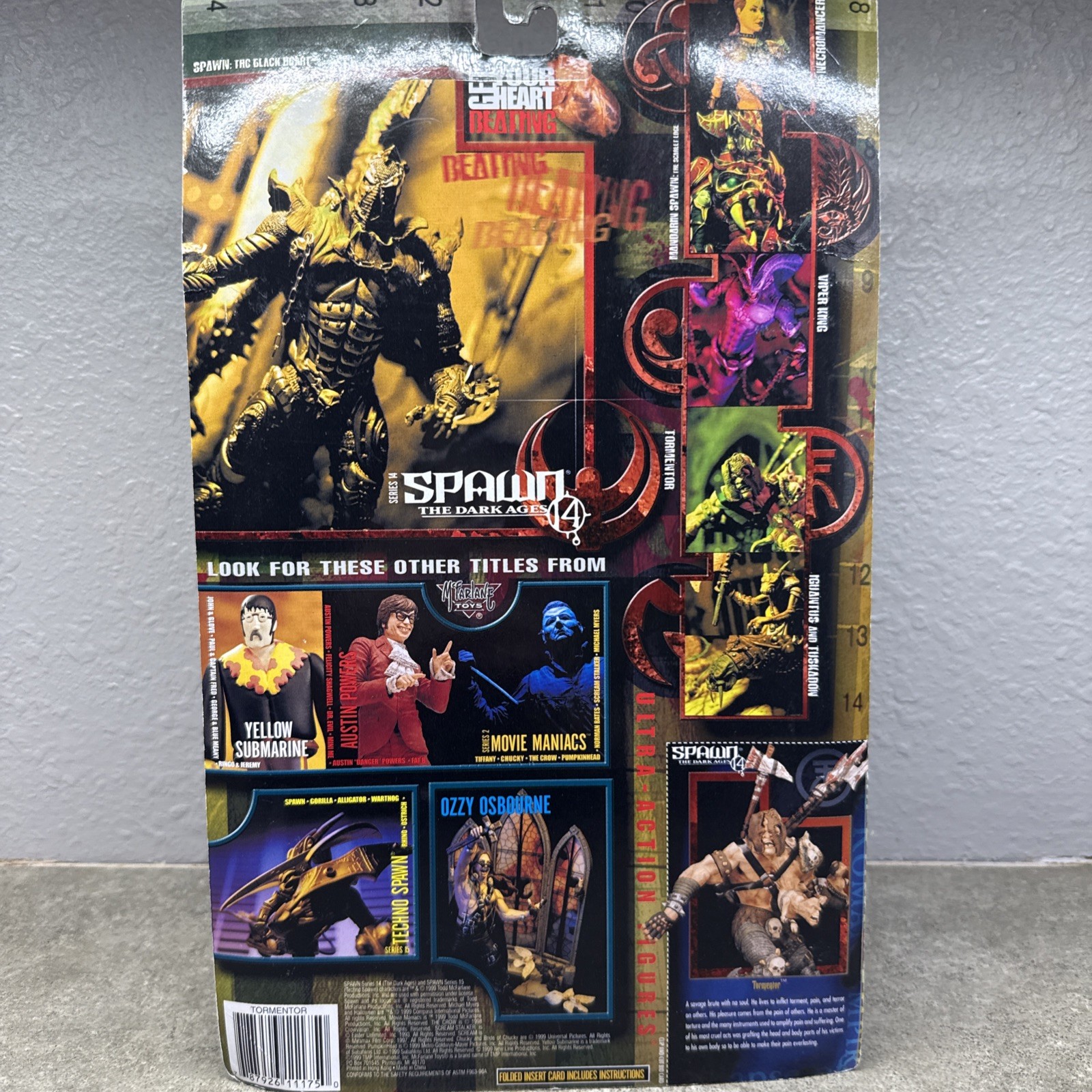 Spawn The Dark Ages Tormentor Action Figure Series 14 McFarlane Toys 1999 New