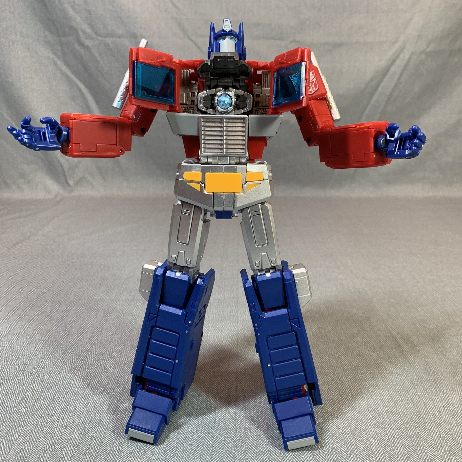 Masterpiece Transformers 4th Party KO Optimus Prime Version 3.0 Silver Legs