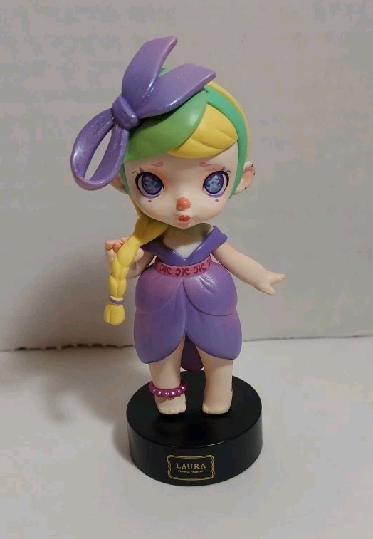 LAURA ART x TOYCITY Floral Flower Fashion Series Mini Figure Art – Purple Iris