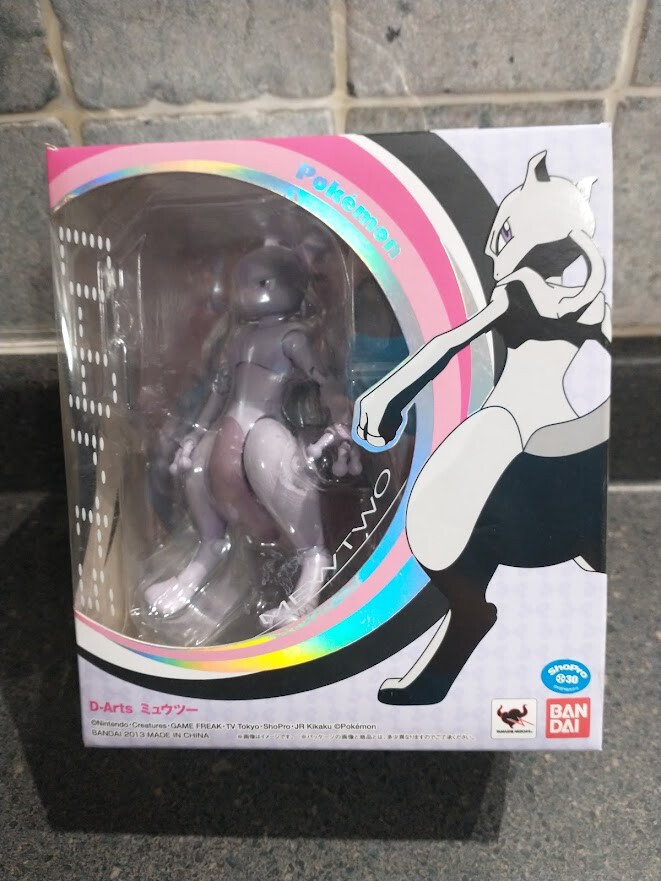 D-Arts Mewtwo Complete Bandai Tamashii Nations MIB USA Authentic Pokémon