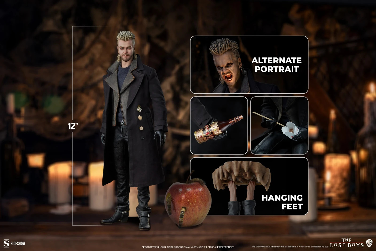 Lost Boys Vampire DAVID 1:6th Scale Figure Sideshow Hot Toys Keifer Sutherland