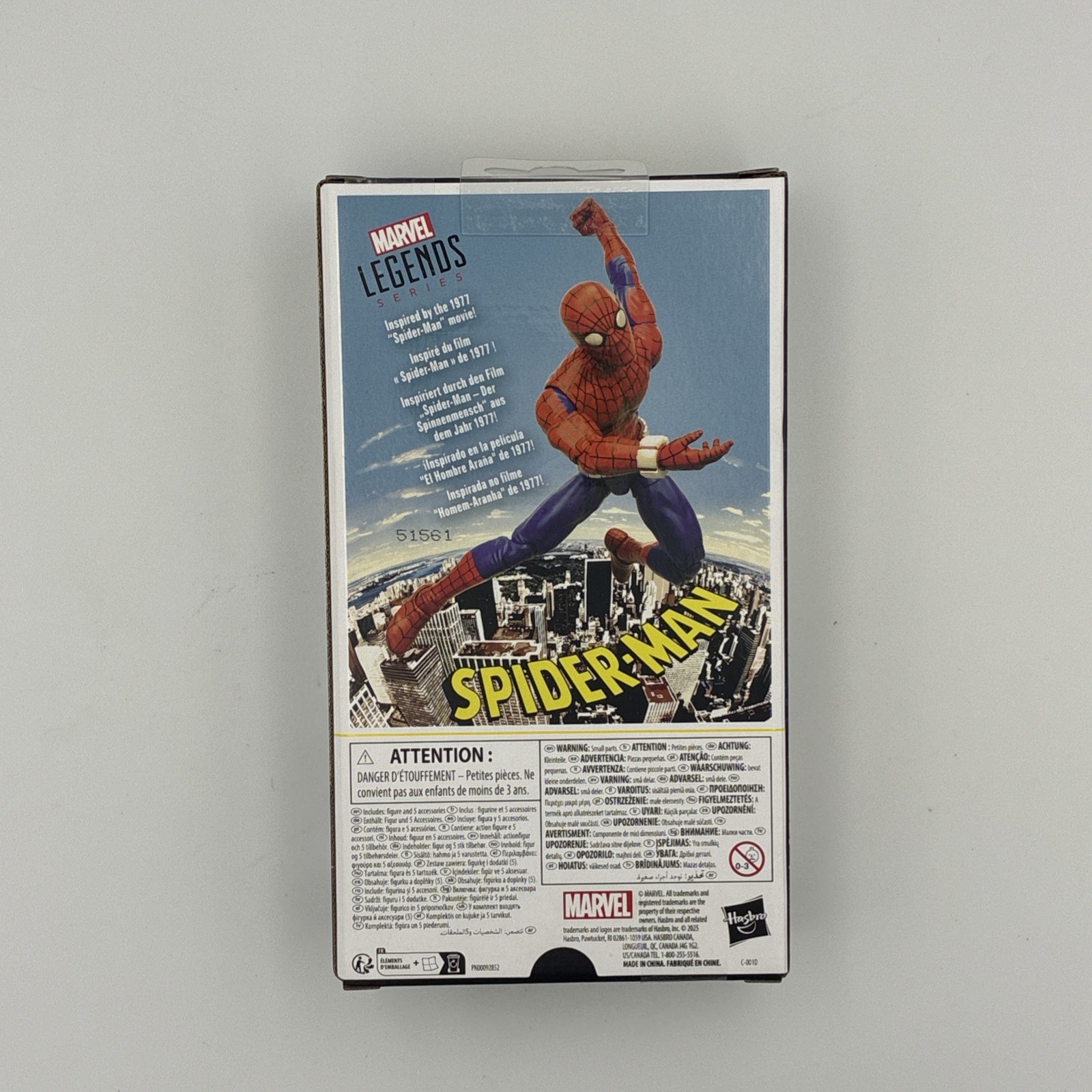 Marvel Legends Series Spider-Man 1977 TV Movie Version Action Figure IN HAND