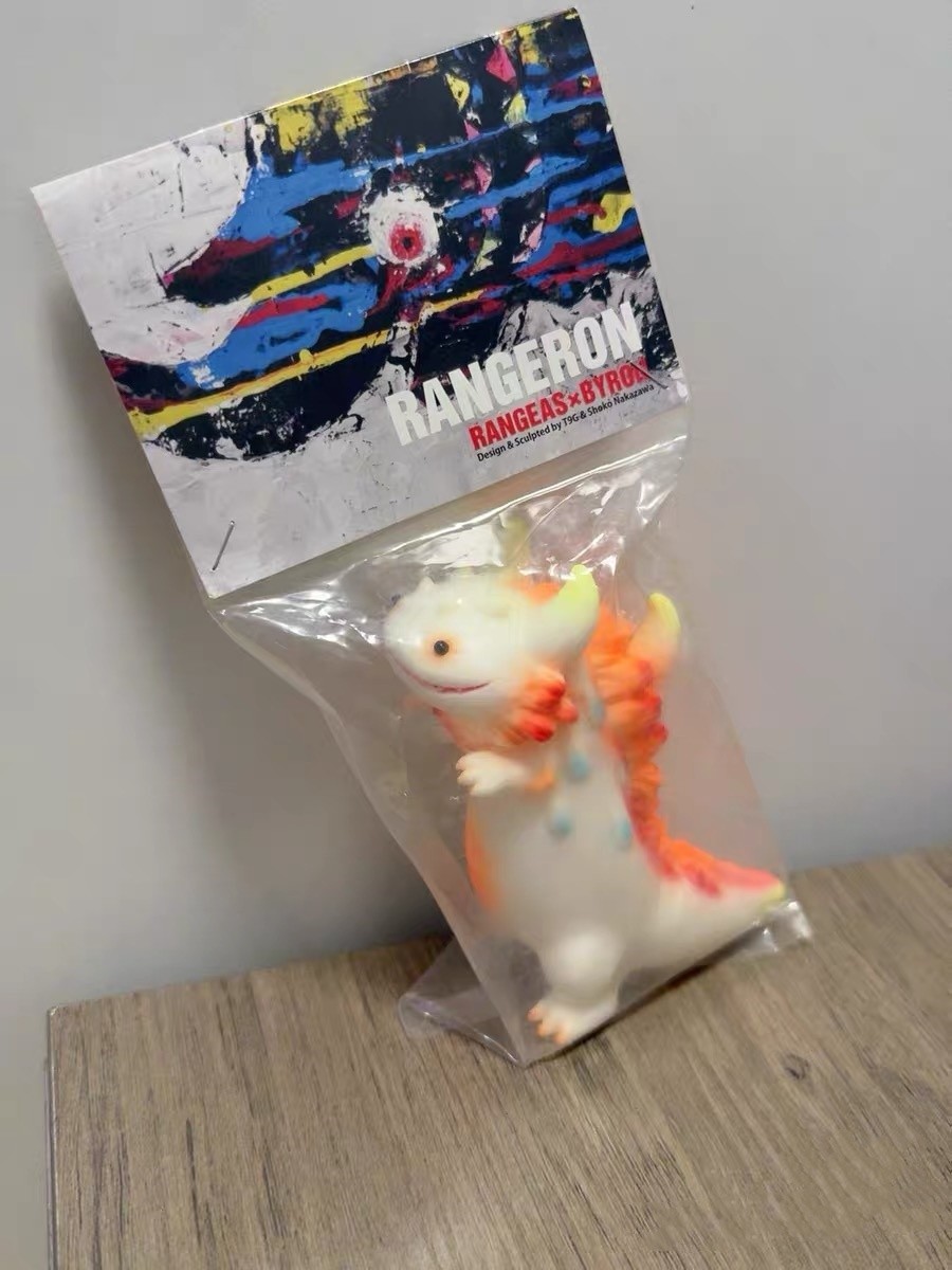 T9G Shoko Nakazawa Rangeron Rangea Orange White Ver Soft Vinyl Figure H10CM(4in)