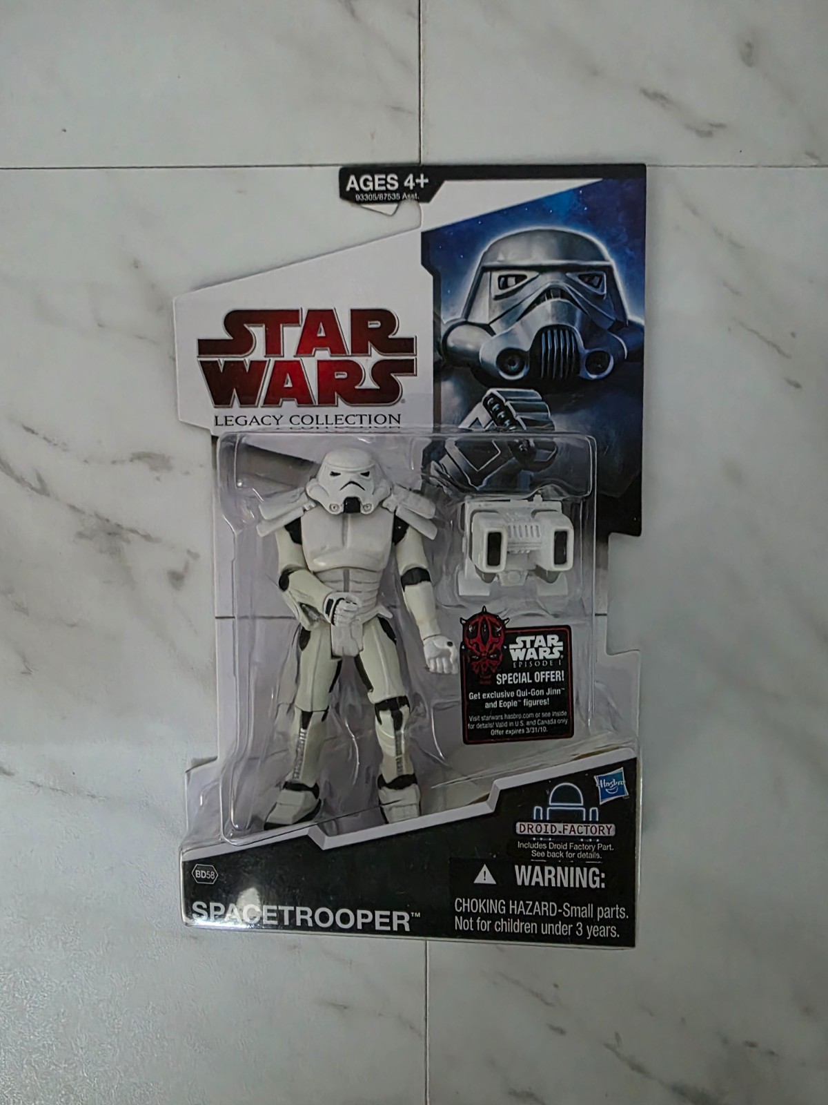 Spacetrooper BD58 2009 STAR WARS Legacy Collection Sealed NEW MOC Sealed