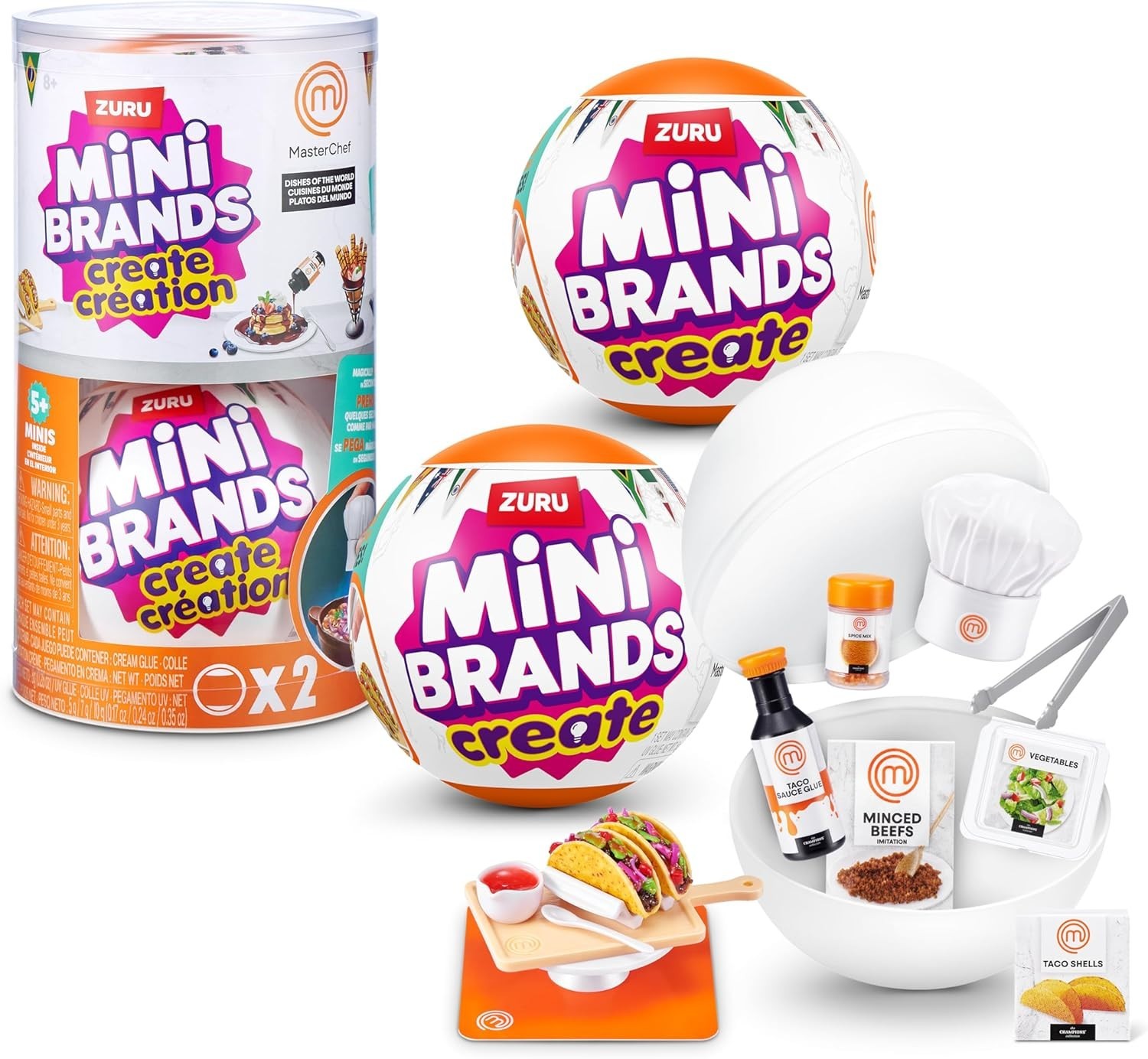 Mini Brands Create MasterChef Series 2 by ZURU (2 Pack) Factory Sealed