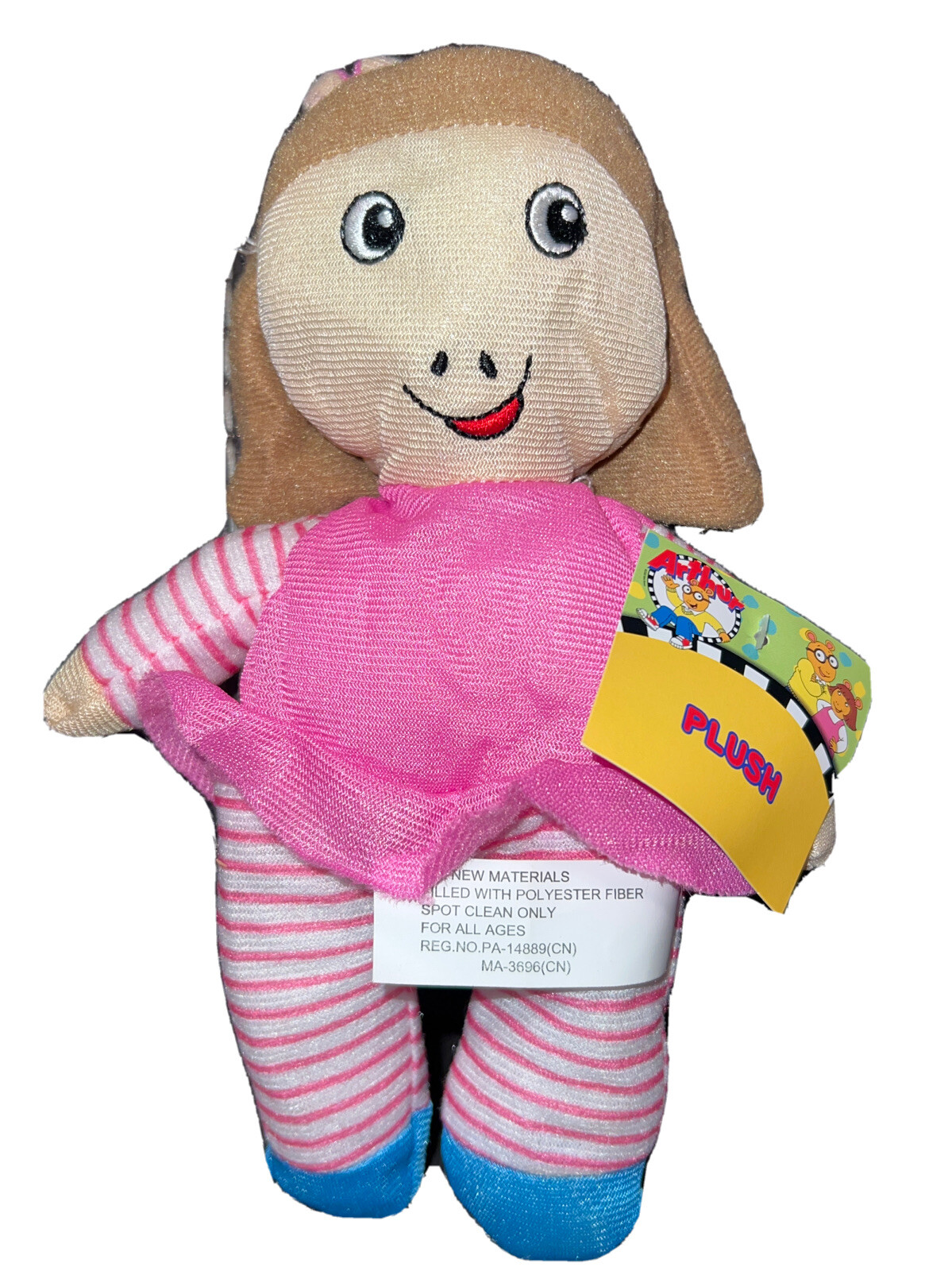 PBS Kids Series Arthur Plush Arthur&rsquo;s Sister DW Dora Winifred 9&Prime; Plush