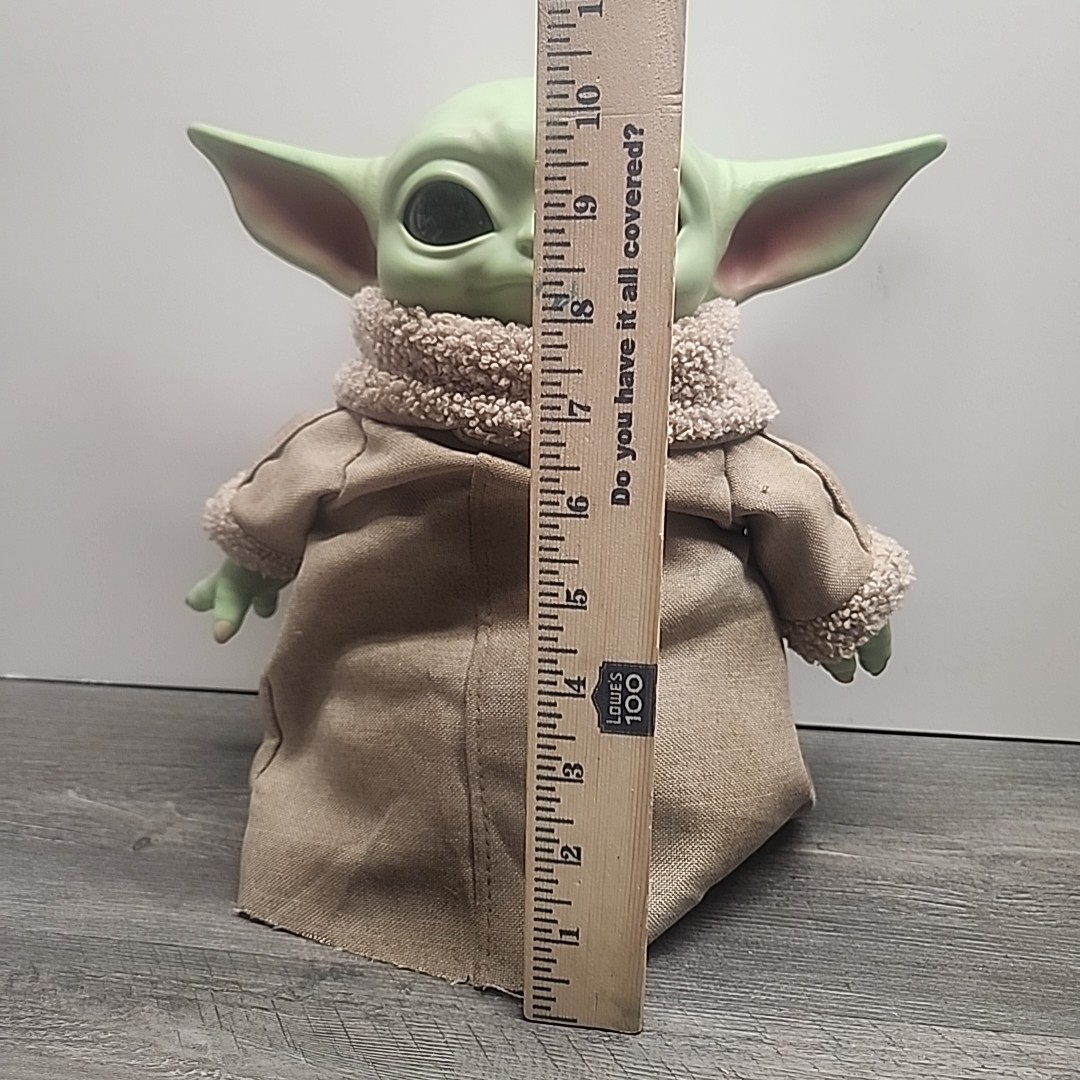 Plush Star Wars Baby Yoda Grogu The Child 11&Prime; Mandalorian Doll Beanbag Bottom