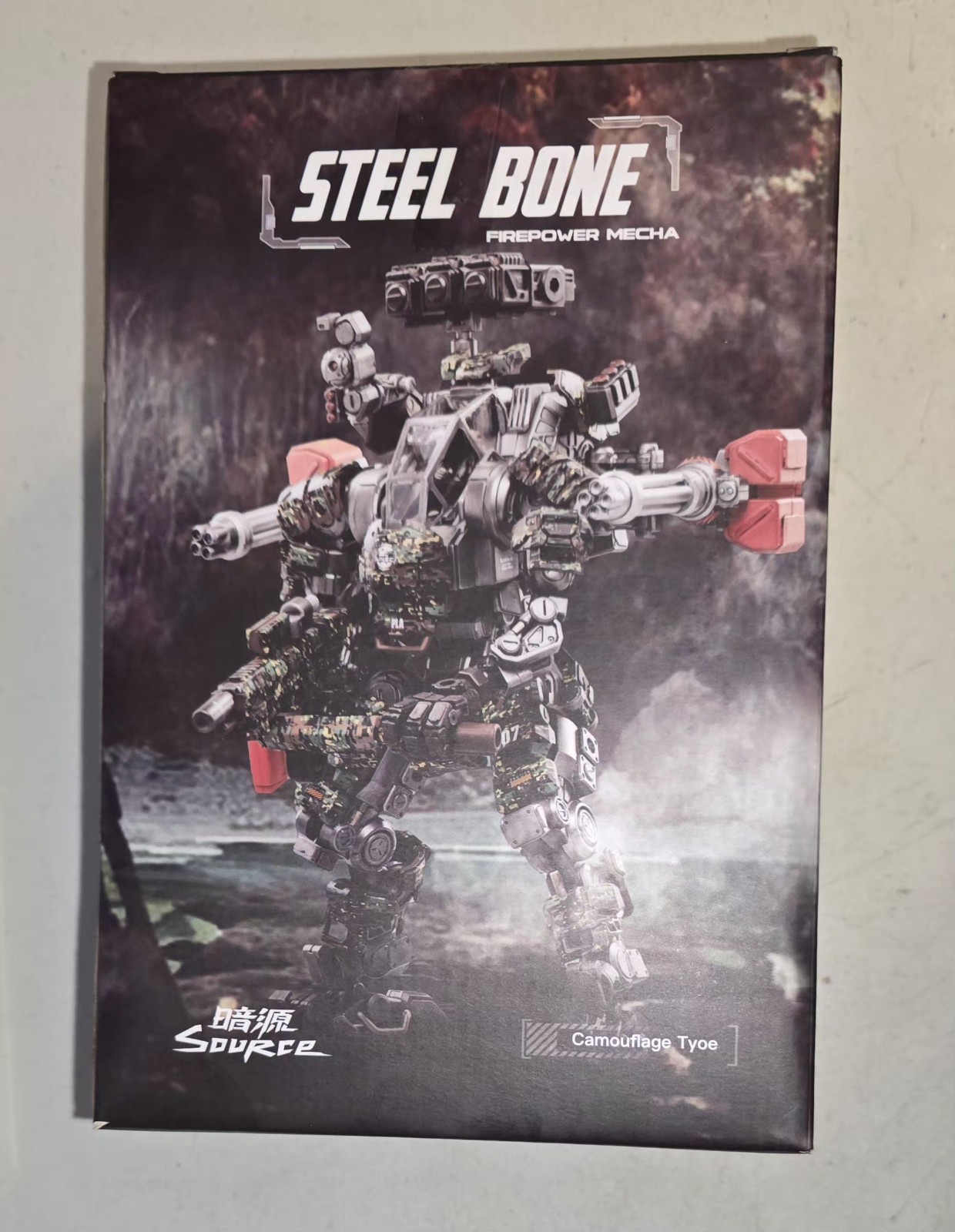 Joy Toy Dark Source Steel Bone H05 Heavy Firepower Mech Grey Version 1:25 Figure