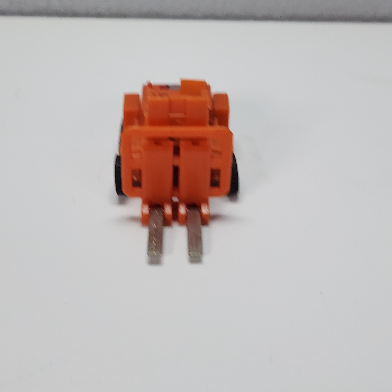 Vintage 1984 Gobot Spoons KO Machine Robo Series C-12 Orange Forklift