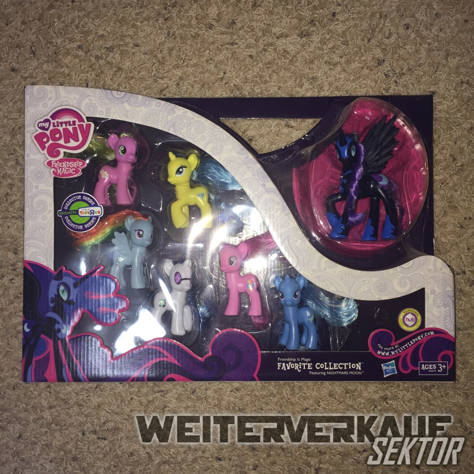 RARE! MLP FIM G4 My Little Pony Toys R Us Exclusive Favorite Collection 2012