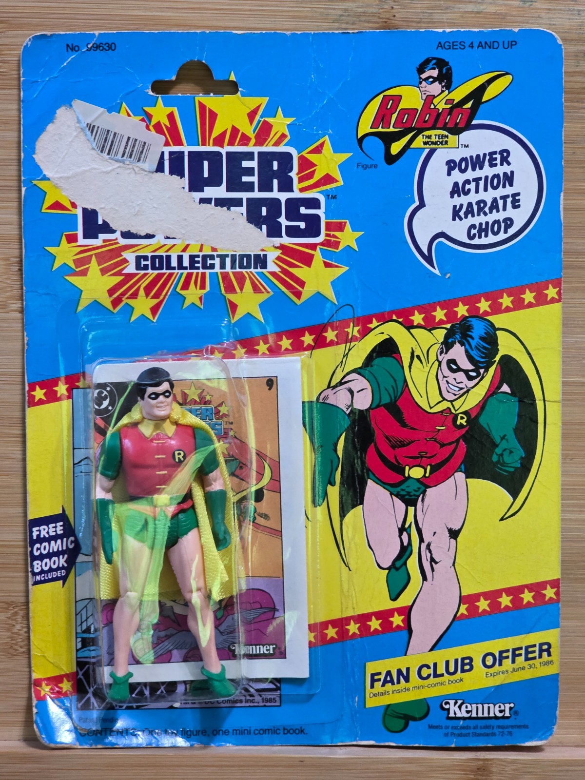 Super Powers Collection Robin Kenner Action Figure 1985 Carded