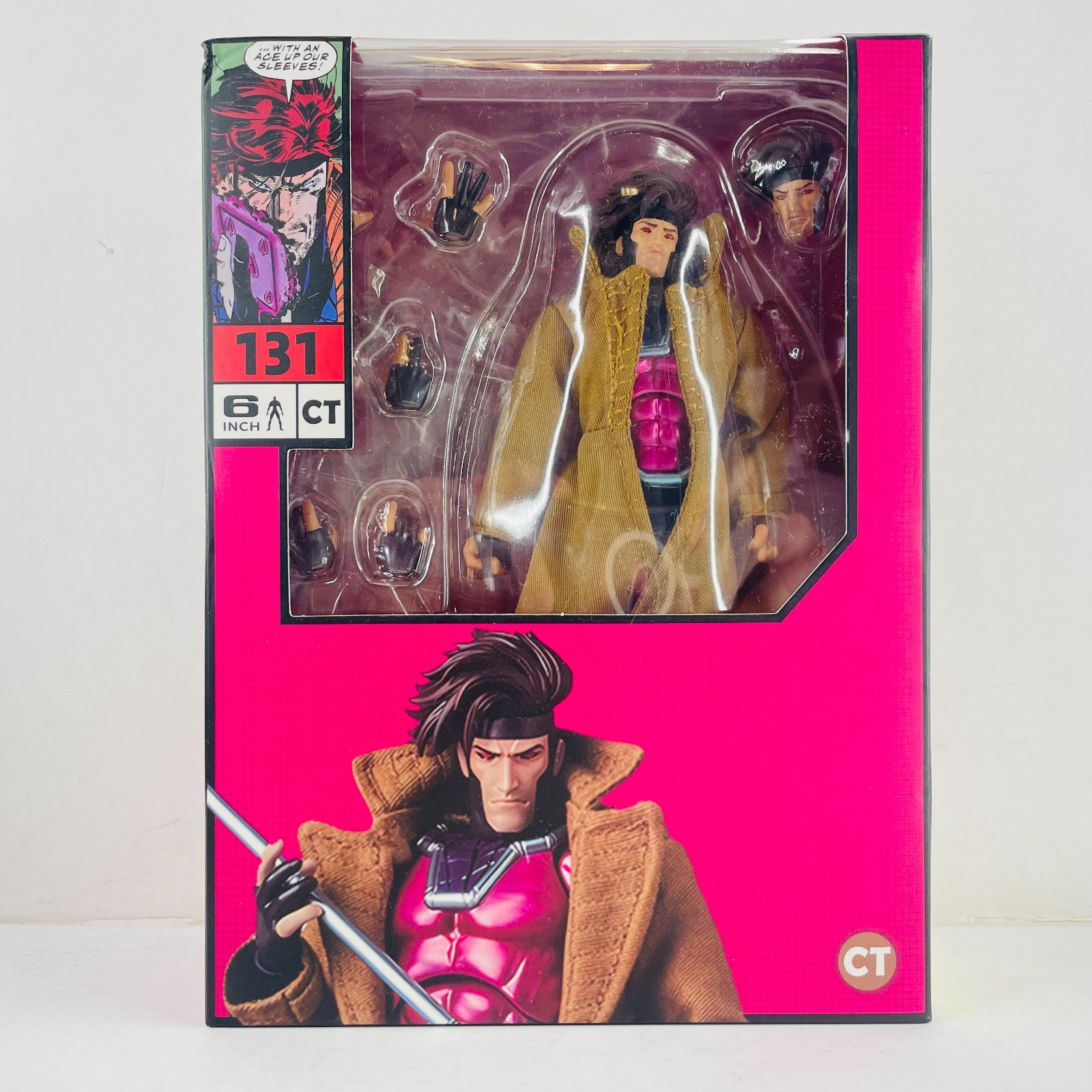 Gambit X-Men Comic Version w/Accessory 6&Prime; Action Figure CT Toys #131 New Box