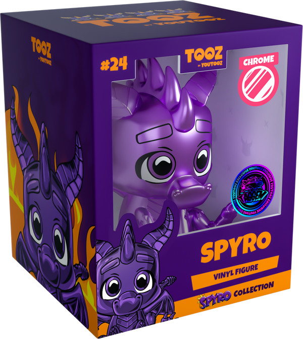 Tooz by Youtooz – Spyro Collection – Spyro Purple Chrome Taggem Exclusive