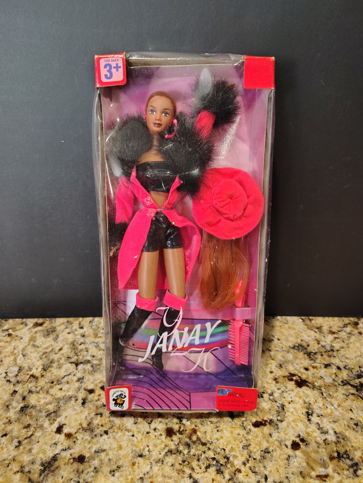 Janay Y2K Pink Black Edition 2000 INTEGRITY TOYS MIB NEW Dmgd #2