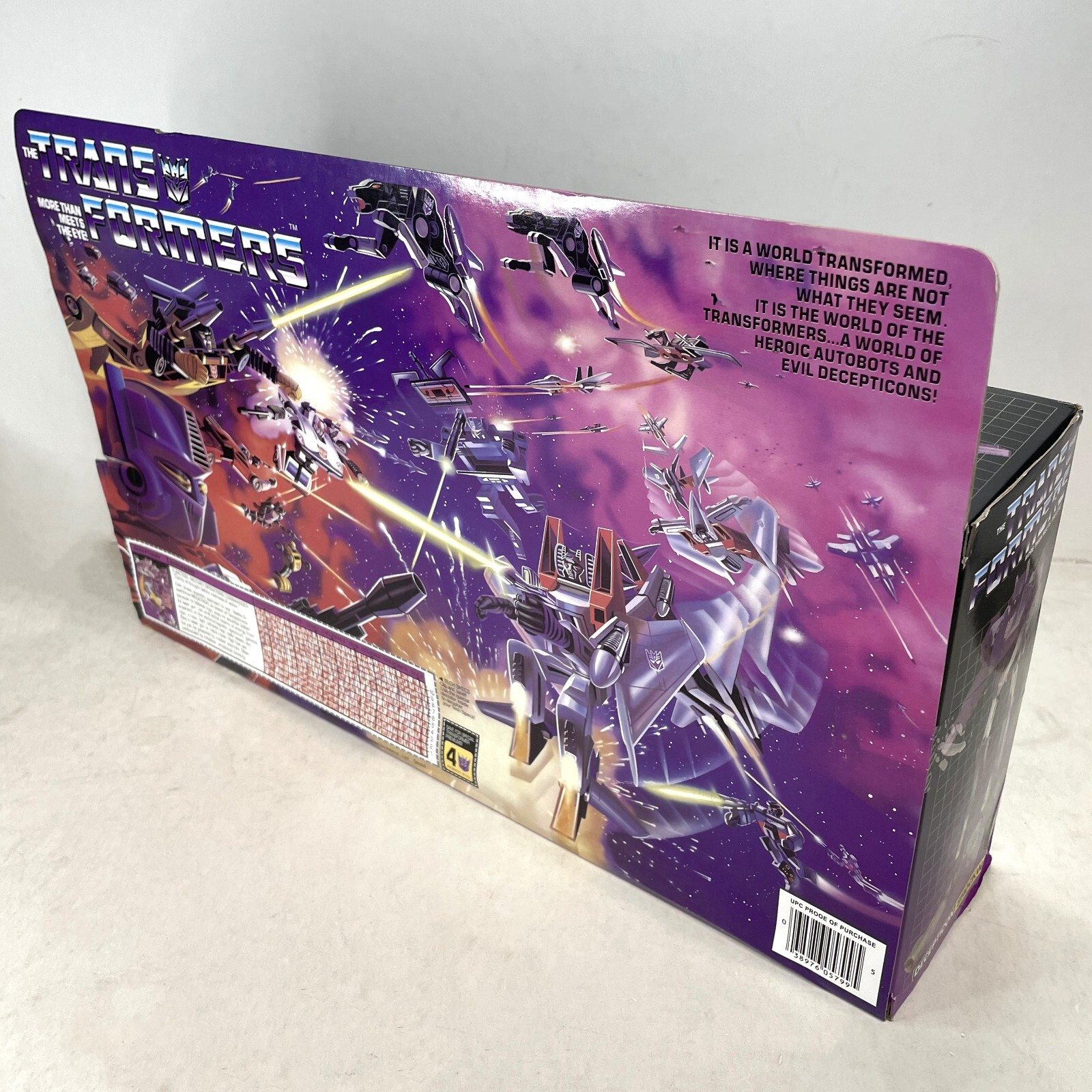 Transformers G1 Shockwave Shockblast Decepticon Transforming Figure Toy NEW BOX