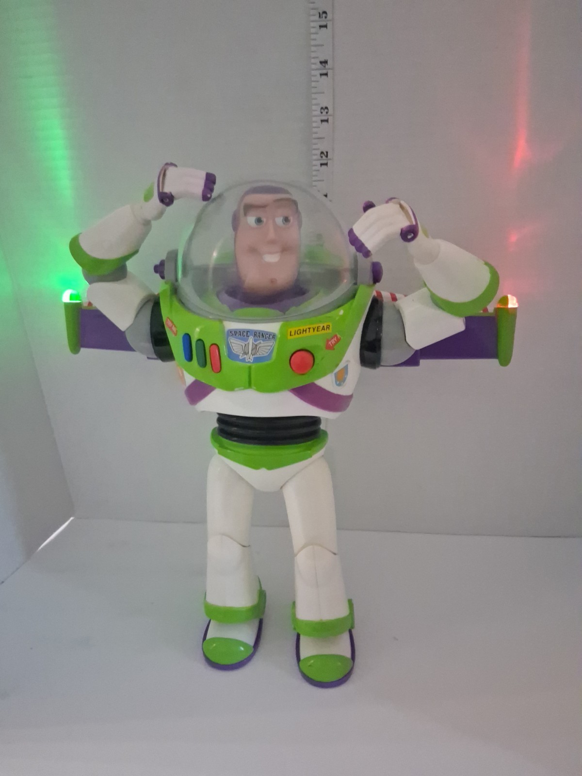 Disney Pixar Buzz Lightyear Everything Works Lights Lazer Etc.