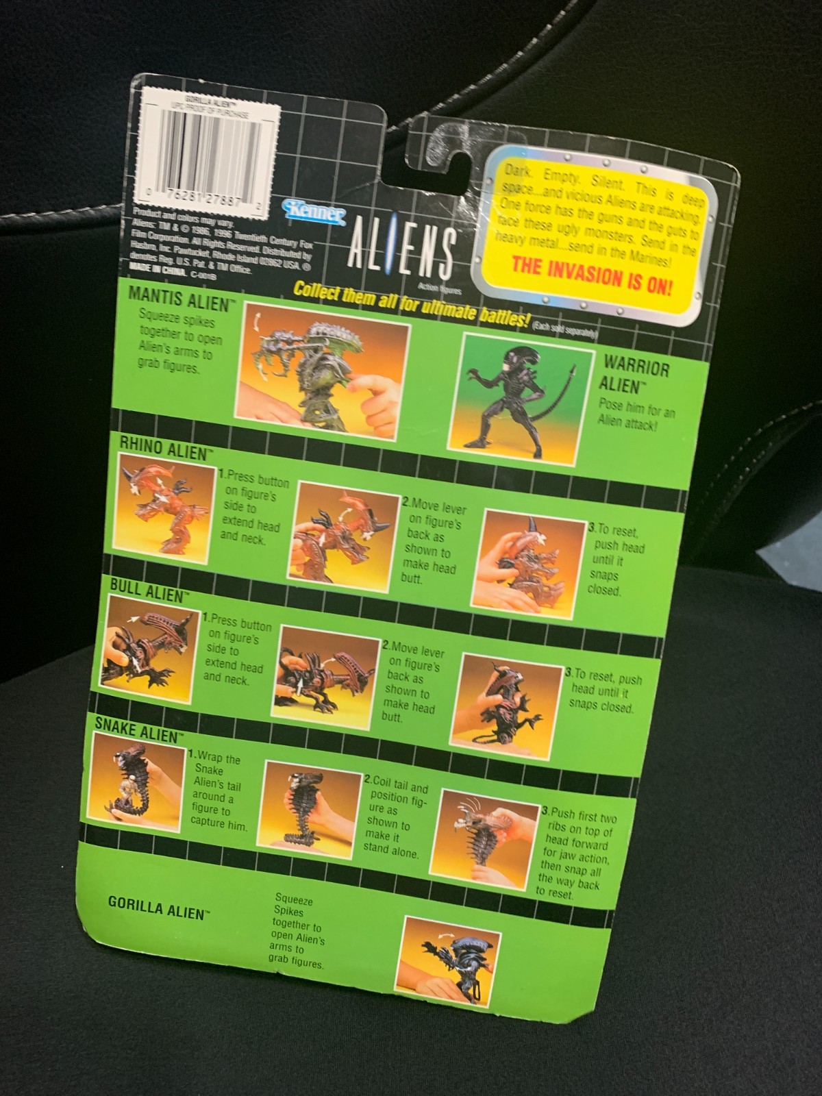 ALIENS: 1996 GORILLA ALIEN ACTION FIGURE 5 inch
