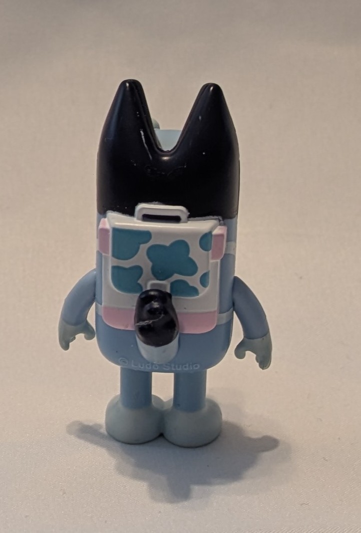 Bluey Figure BACKPACK for Calypso School Playset Book Bag Back to School Ludo
