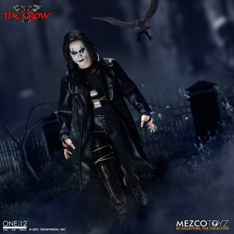 Mezco One:12 Collective THE CROW Eric Draven Brandon Lee mib new sealed