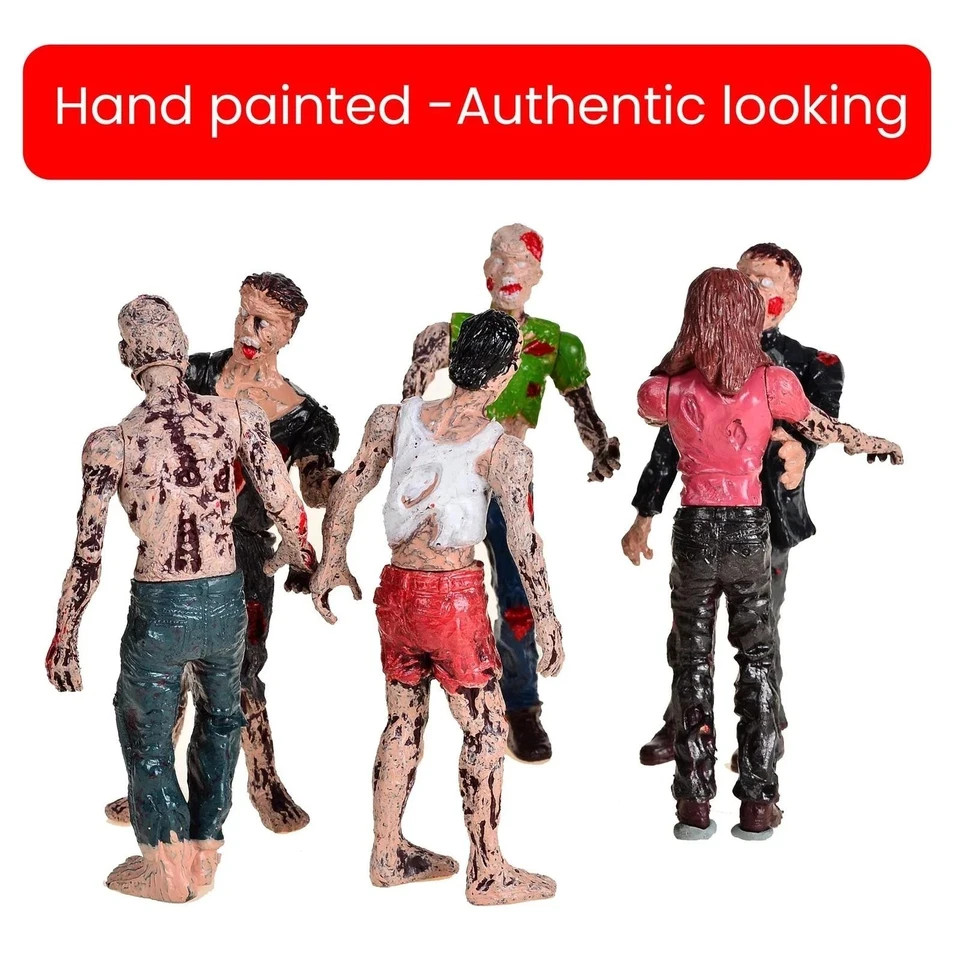 Bohs Zombie Action Figures Gift Package – Scary Toys for Boys and Girls – 4 I…