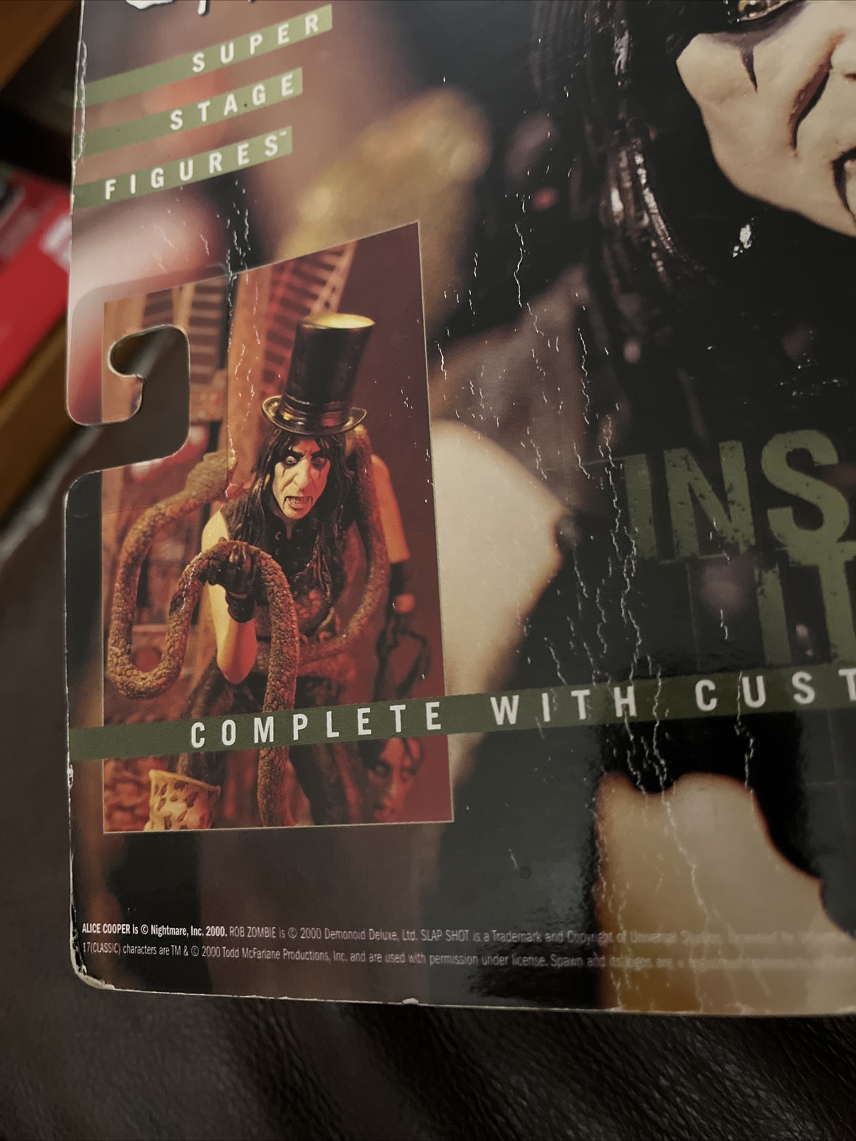 Alice Cooper Action Figure McFarlane Toy 2000 Spawn Sealed New 14 Piece Diorama